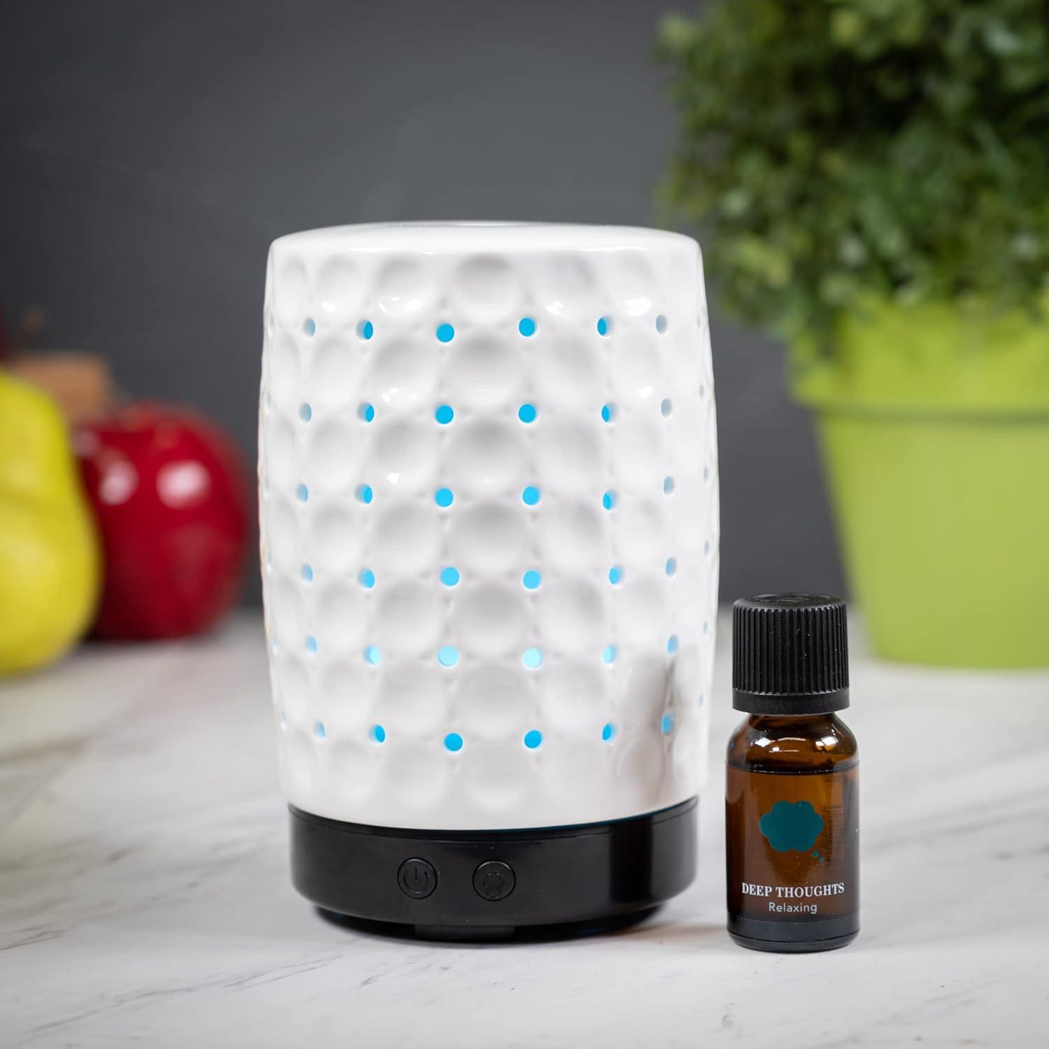 ScentSationals Essential Oil Diffuser - Eclectic Collection - Aromatherapy Diffuser for Living Room or Bedroom, Home Fragrance Diffuser for Scented Essential Oils - Revive