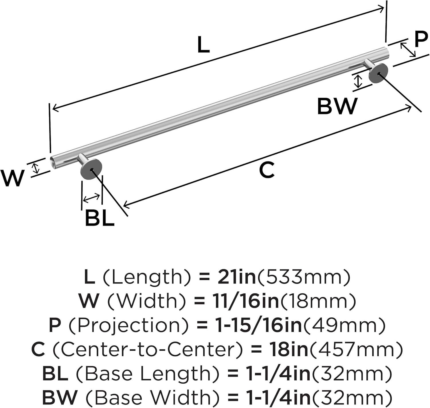 Amerock Radius Appliance Pull