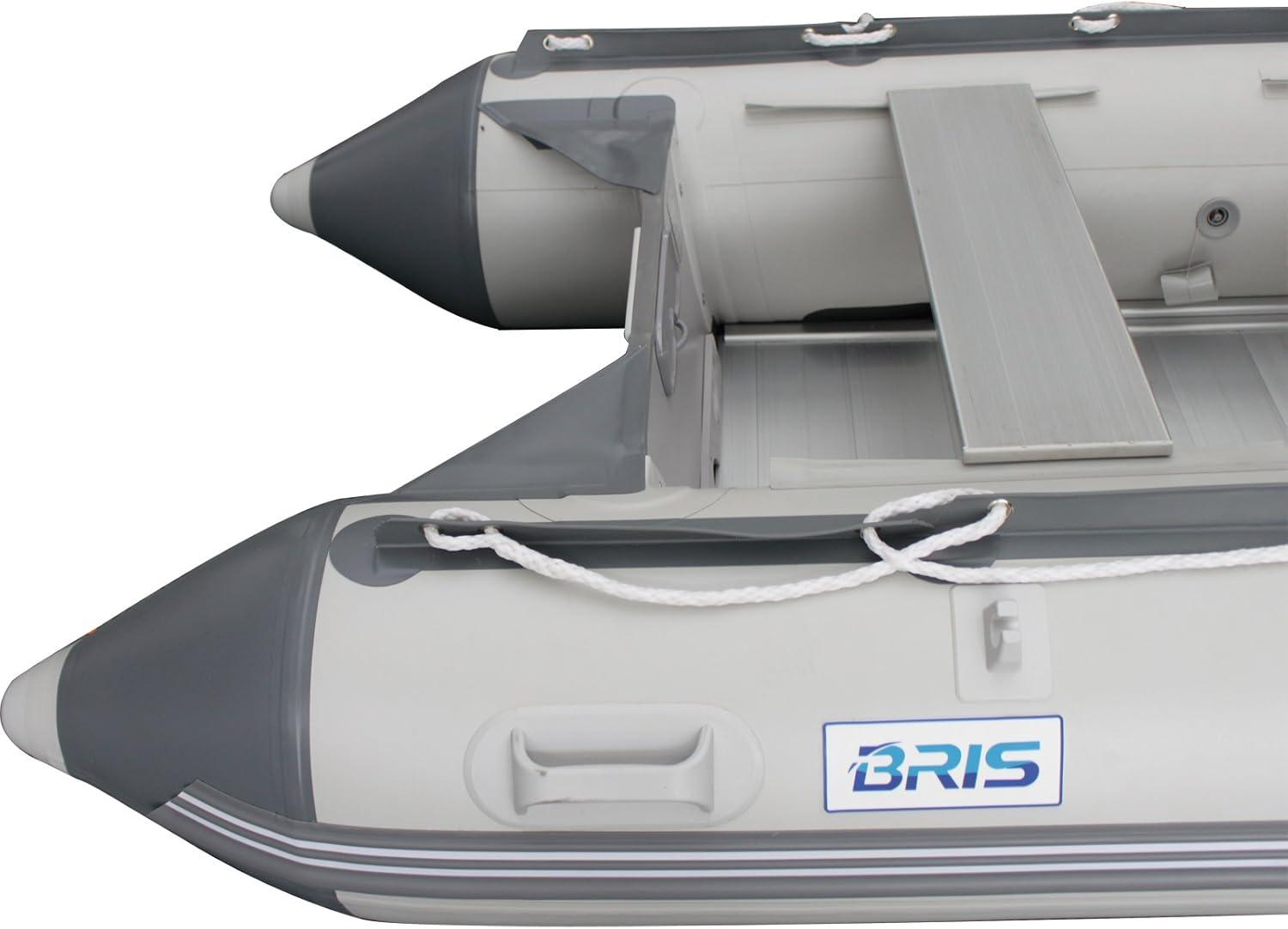 BRIS 10.8Ft Inflatable Boat Inflatable rafting Fishing Tender Pontoon