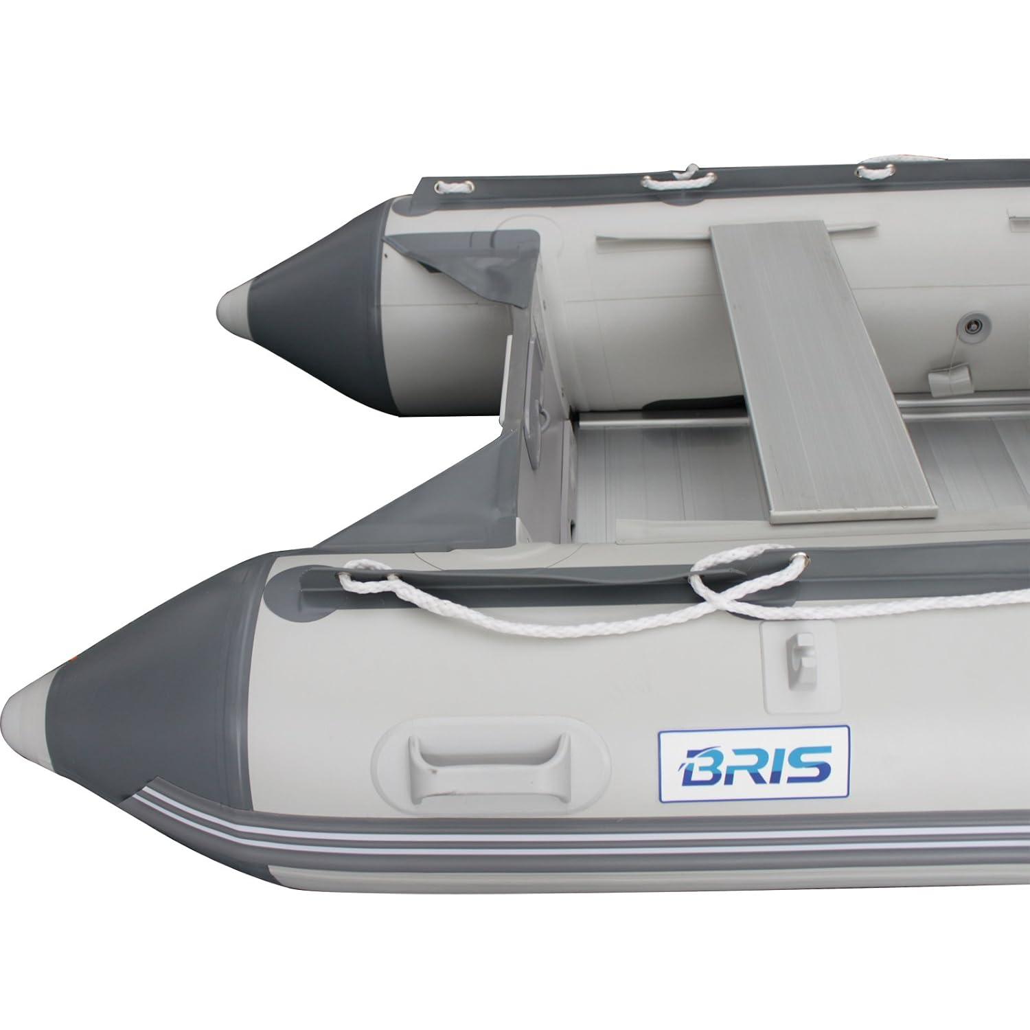 BRIS 10.8Ft Inflatable Boat Inflatable rafting Fishing Tender Pontoon