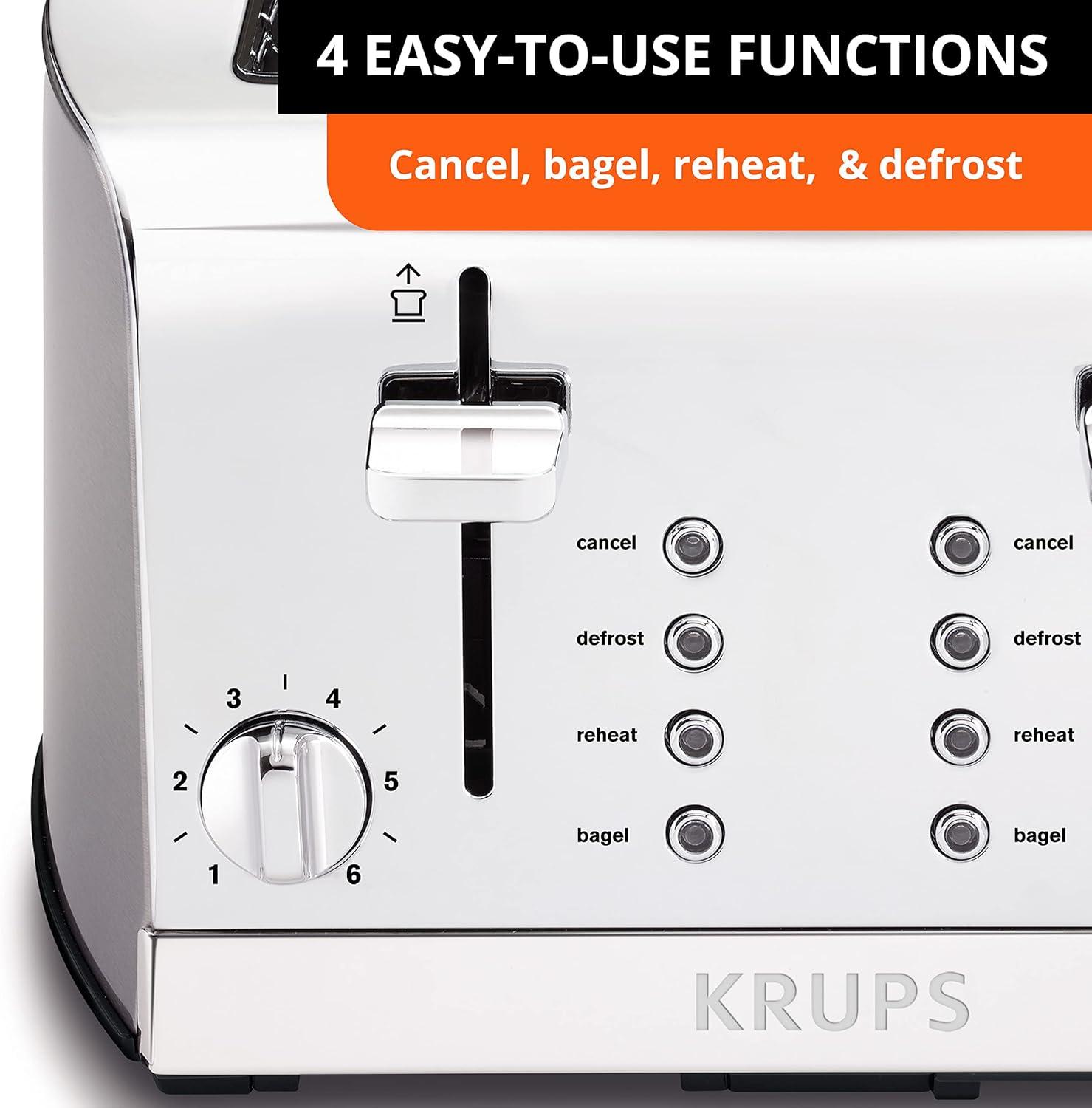 KRUPS KH734D51 4 Slice Toaster