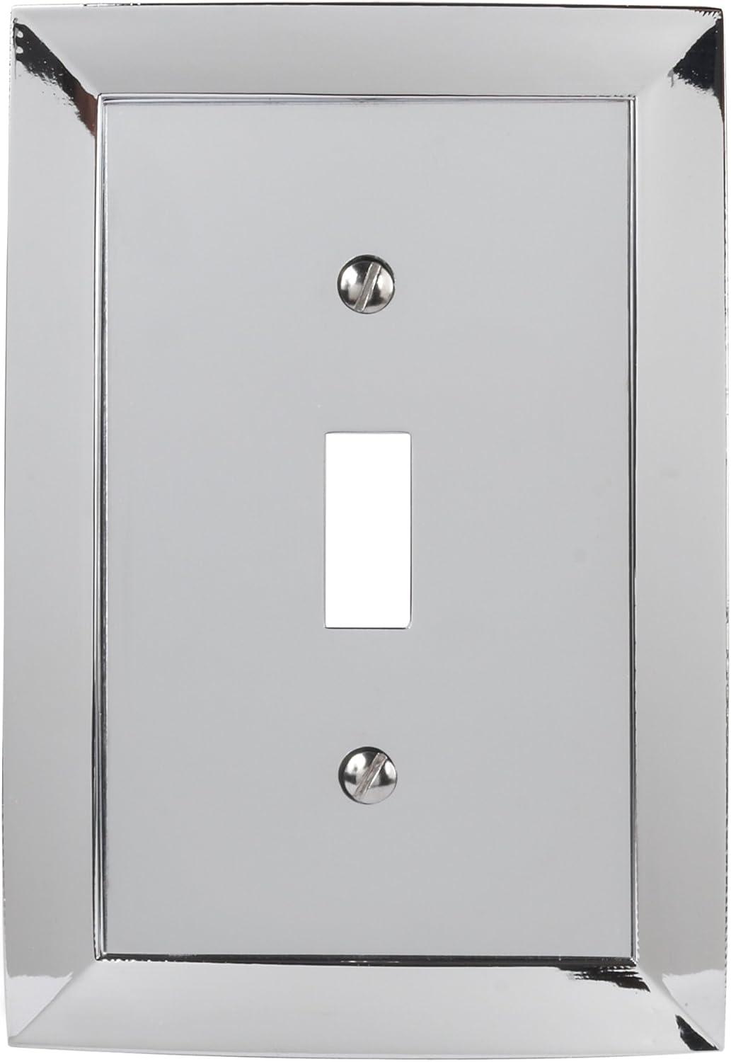 Polished Chrome Single Toggle Wall Plate