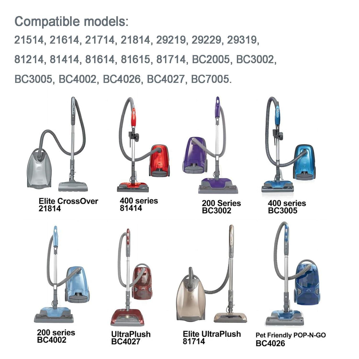 6 Pack Type Q HEPA Canister Vacuum Bags for Kenmore, 53292 Replacement Canister Vacuum Cleaner Bags for Kenmore 81214, 81414, 81614, 81615, 81714, 21814, BC7005, BC3005,BC2005