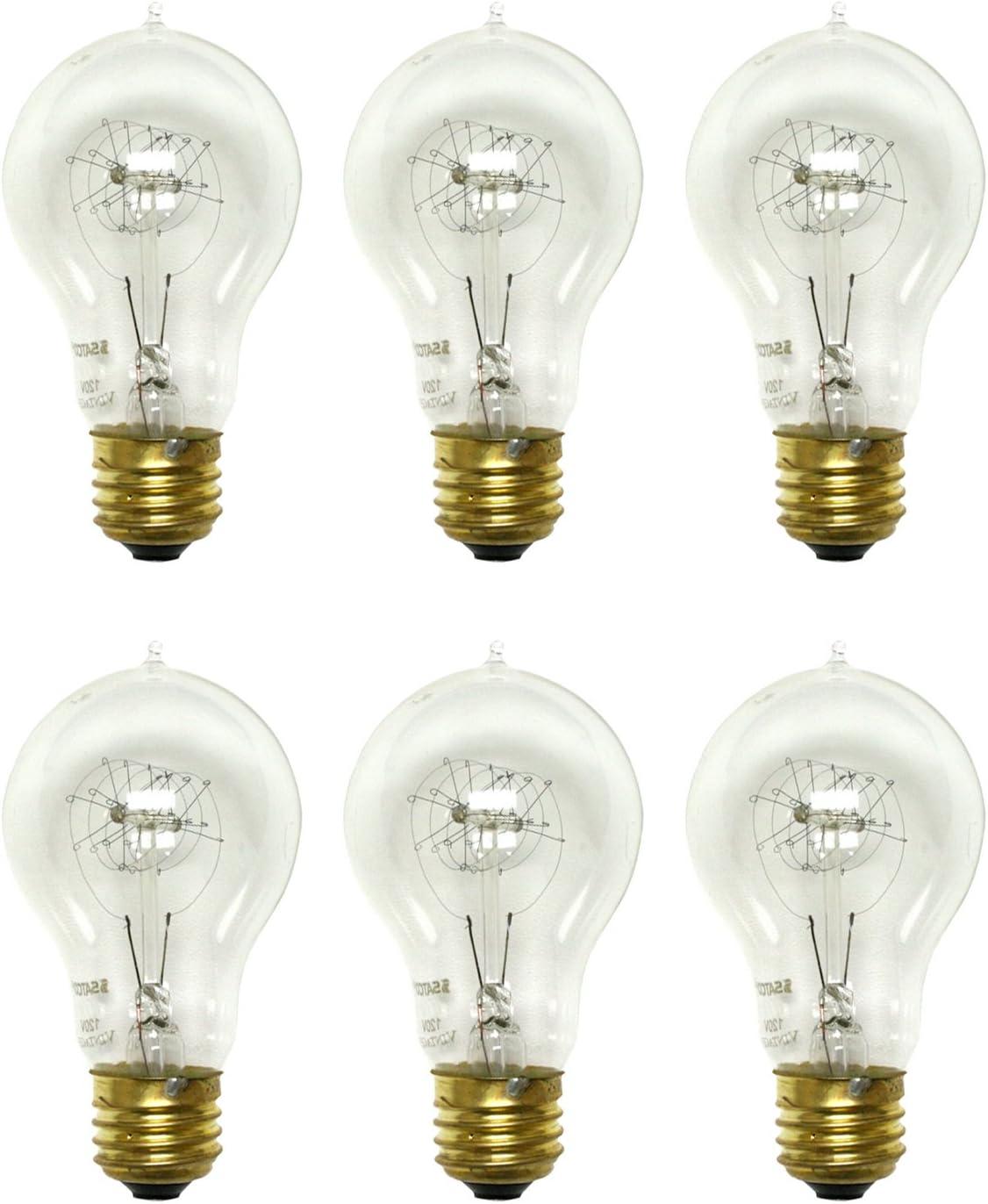 Vintage Clear Quad Loop Filament Incandescent Edison Bulb, A19