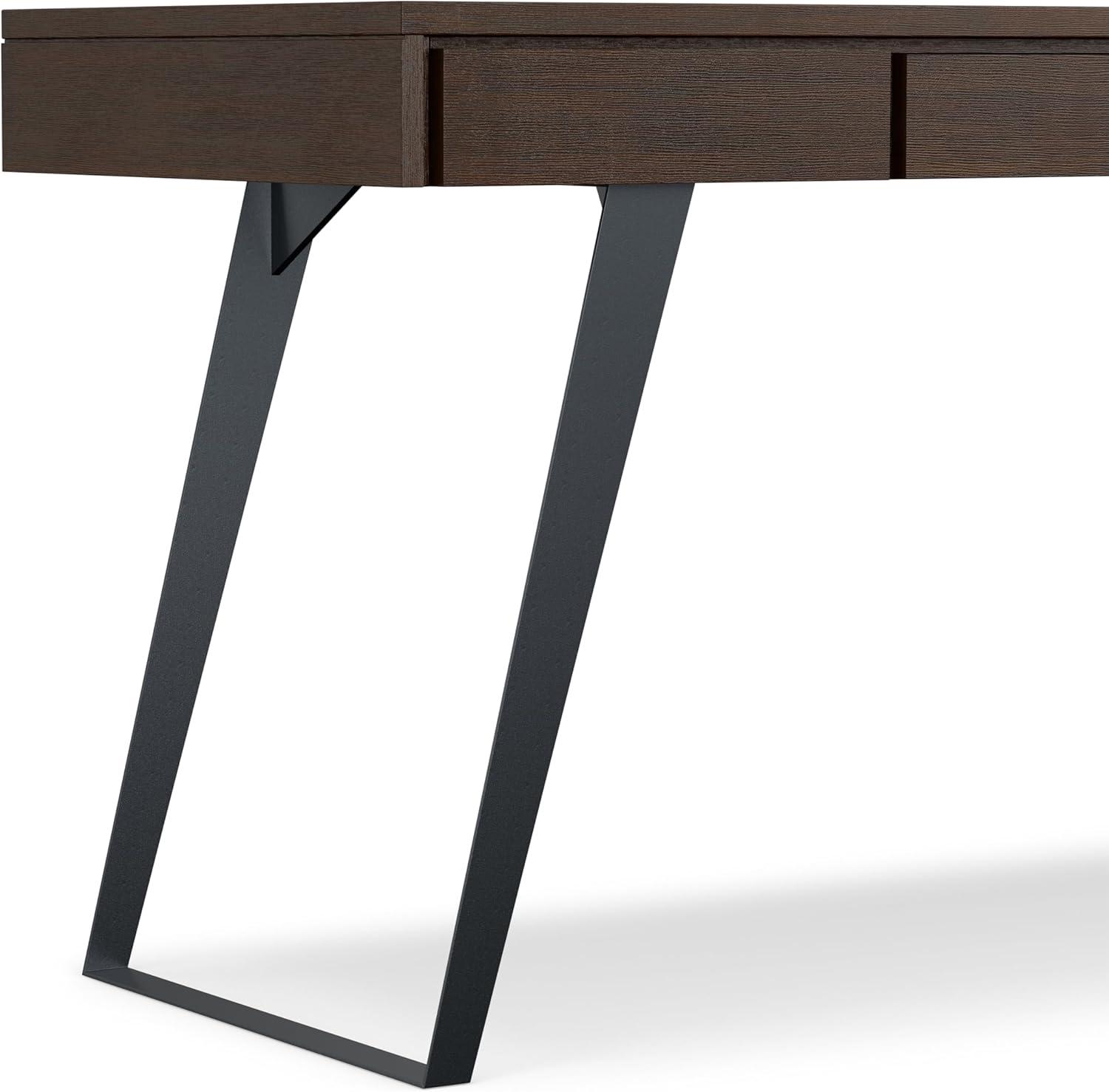 Simpli Home Lowry Solid Wood Desk