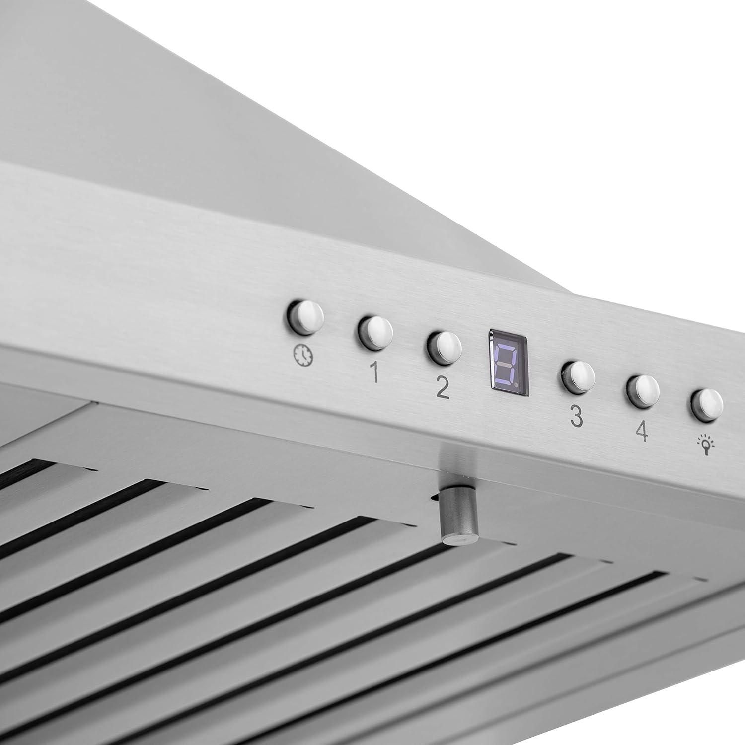 ZLINE 36 in. Convertible Vent Outdoor Approved Wall Mount Range Hood in Stainless Steel (KB-304-36)