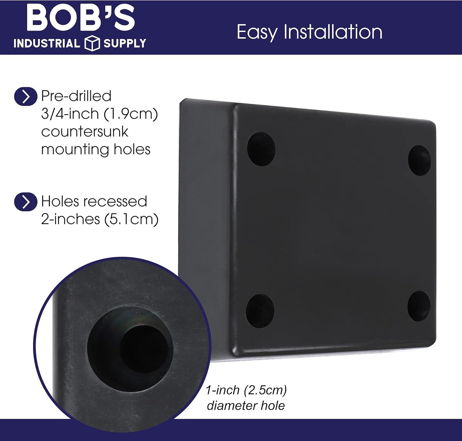 Vestil Vestil Rubber 4'' L Molded Dock Bumper