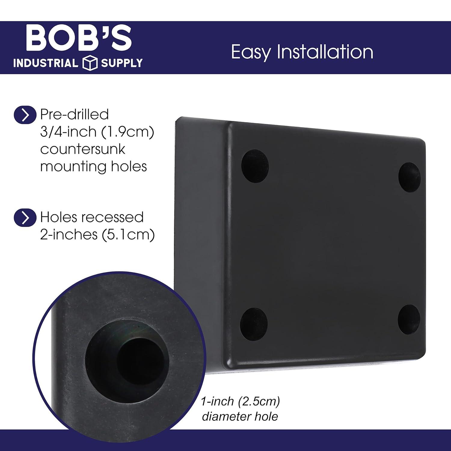 Vestil Vestil Rubber 4'' L Molded Dock Bumper