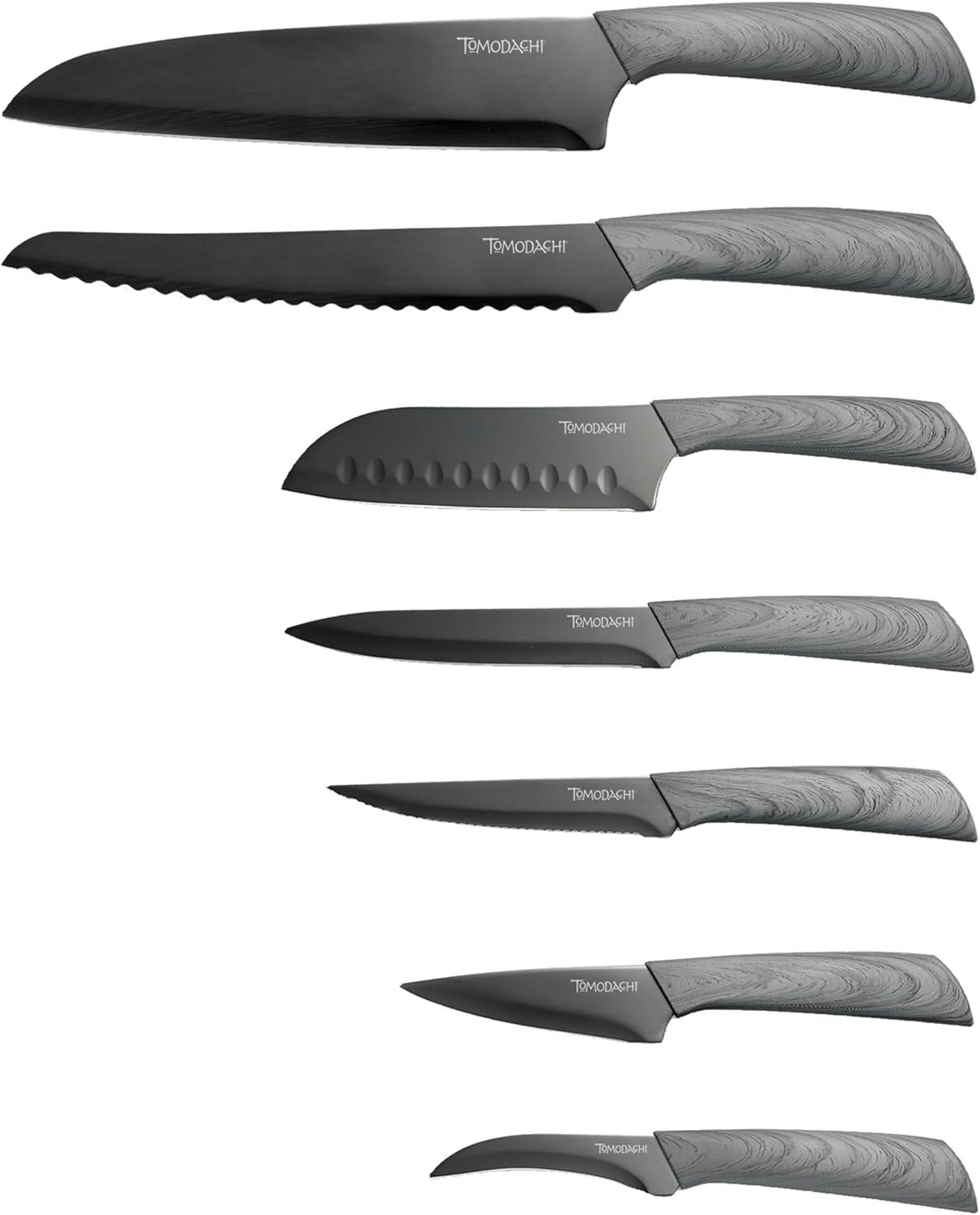Tomodachi Raintree Ash 13 Piece Cutlery Knife Block Set