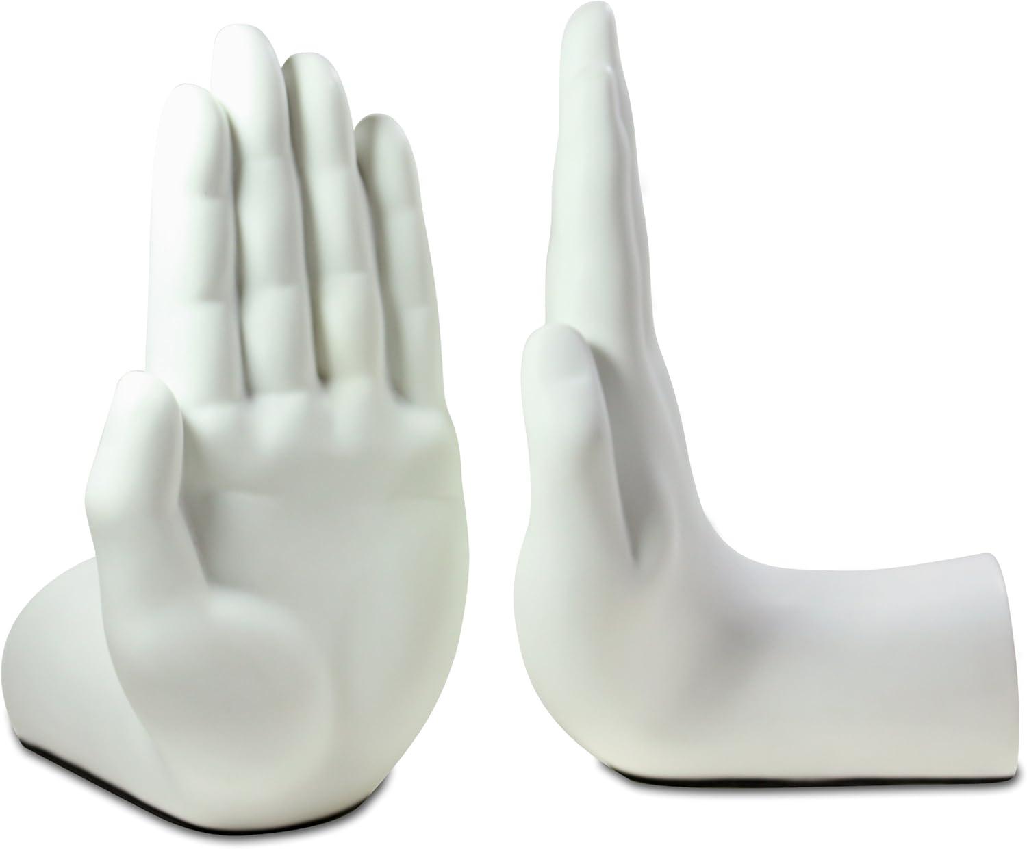 Wrought Studio™ Modern & Contemporary Resin Non-Skid Bookends (Set of 2)