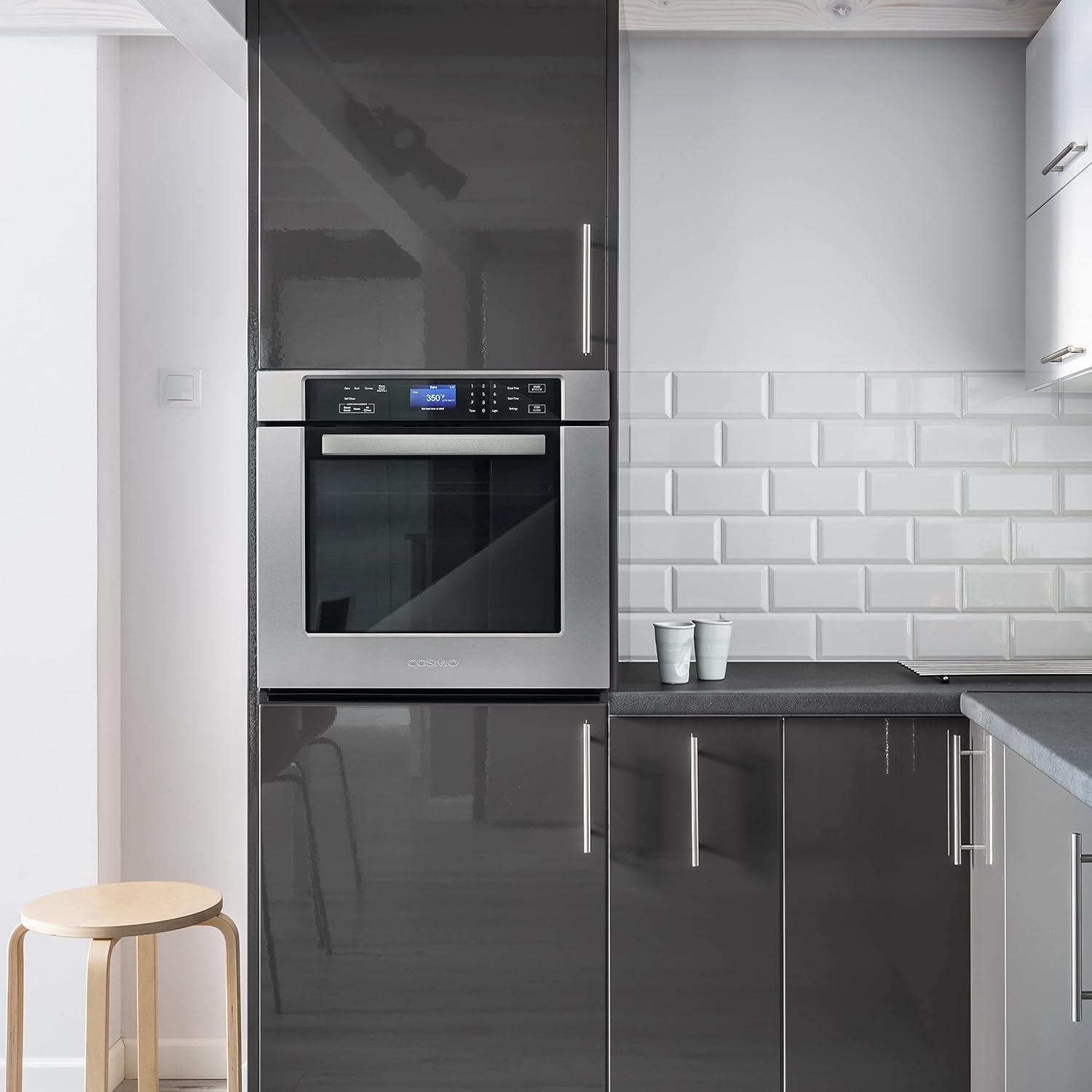 Cosmo COS-30ESWC 30 in. Self Cleaning Convection Electric Single Wall Oven