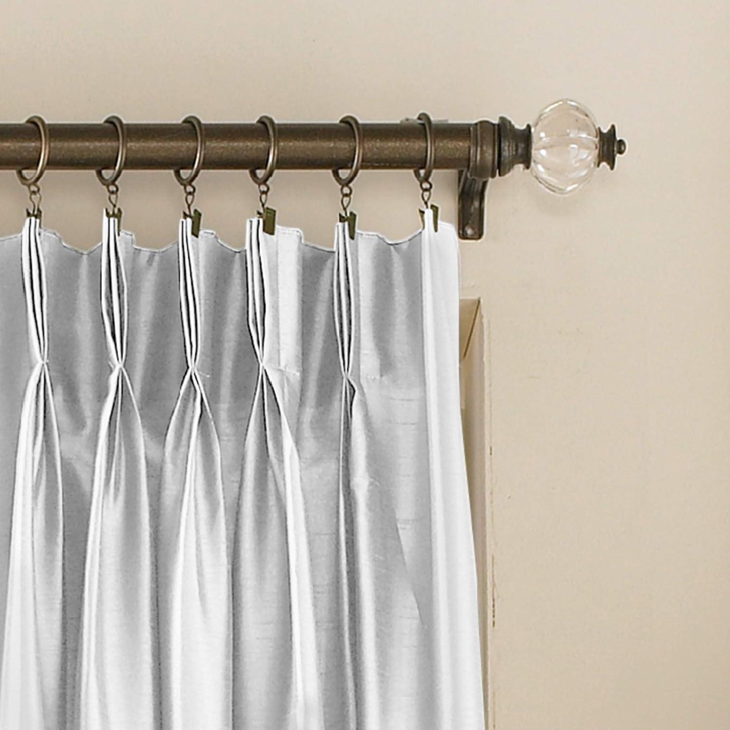 Curtainworks Marquee 108" Single Panel Curtain, White, Adult