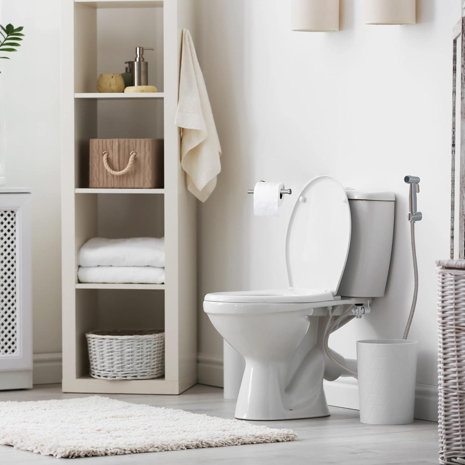 Design House Handheld Bidet Sprayer with Dual Mount and 48-Inch Hose 588913-SS