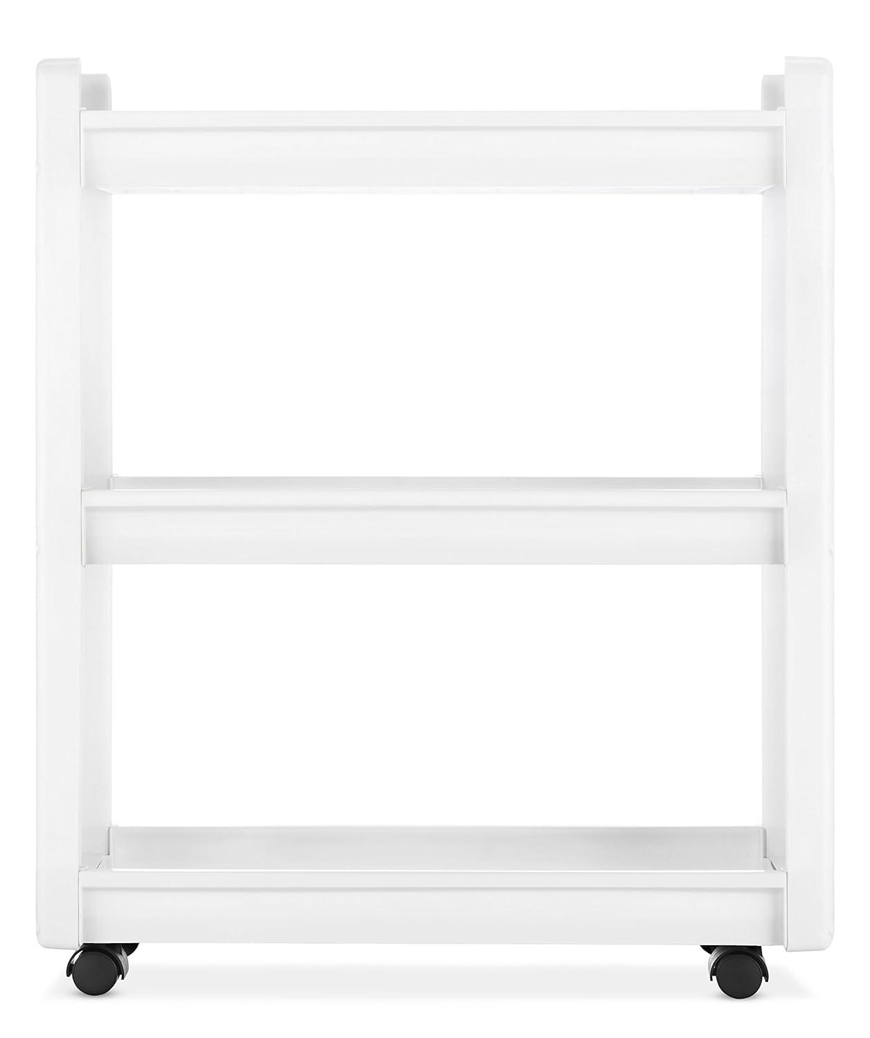 Whitmor, Inc Plastic Free Standing Laundry Cart with Wheels