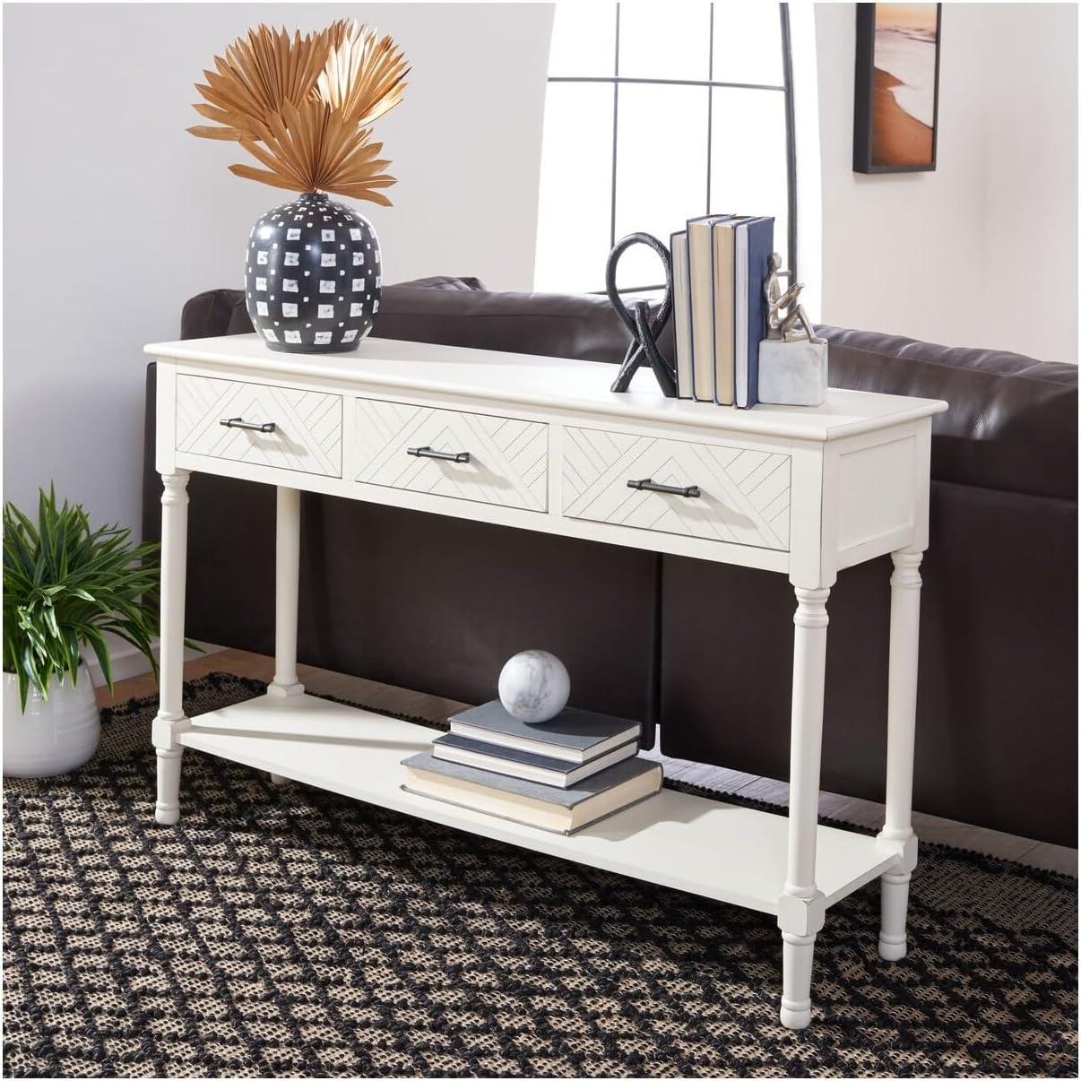 Peyton 3 Drawer Console Table  - Safavieh