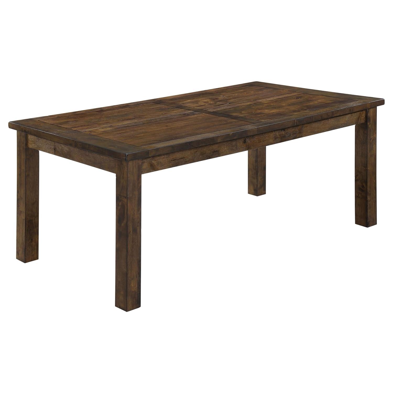 Newline Coleman Rectangular Dining Set Rustic Golden Brown
