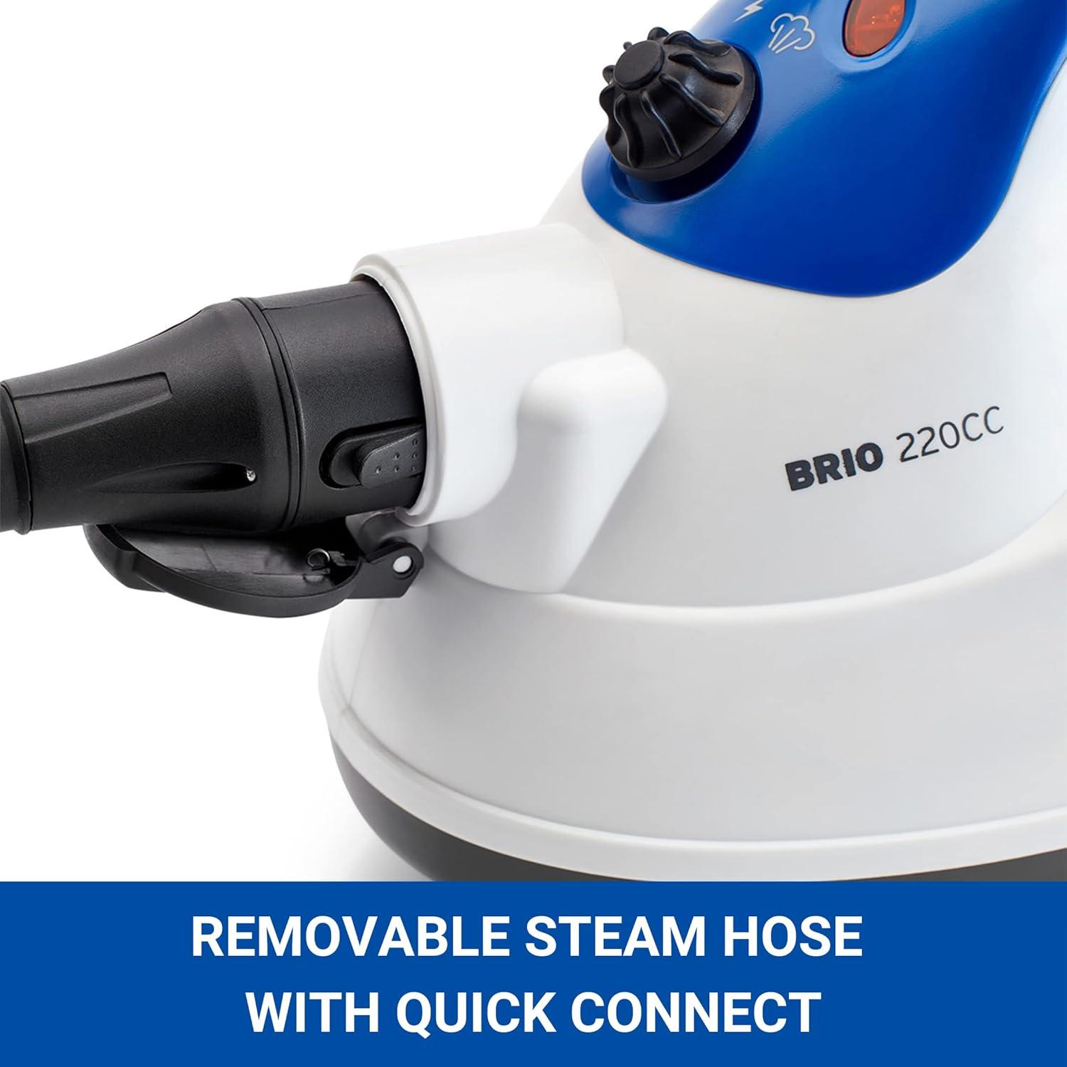 Reliable Brio Canister 220CC Steam Cleaner - Steamer for Cleaning with 65 PSI Pressure