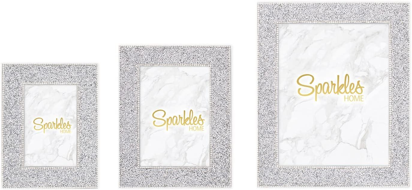 Sparkles Home Luminous Picture Frame in Silver