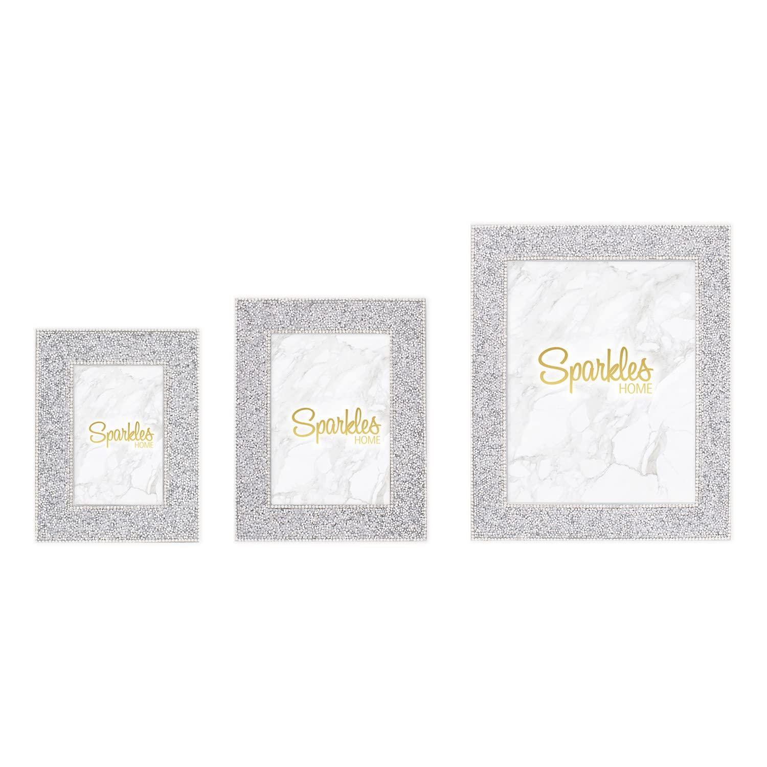 Sparkles Home Luminous Picture Frame in Silver