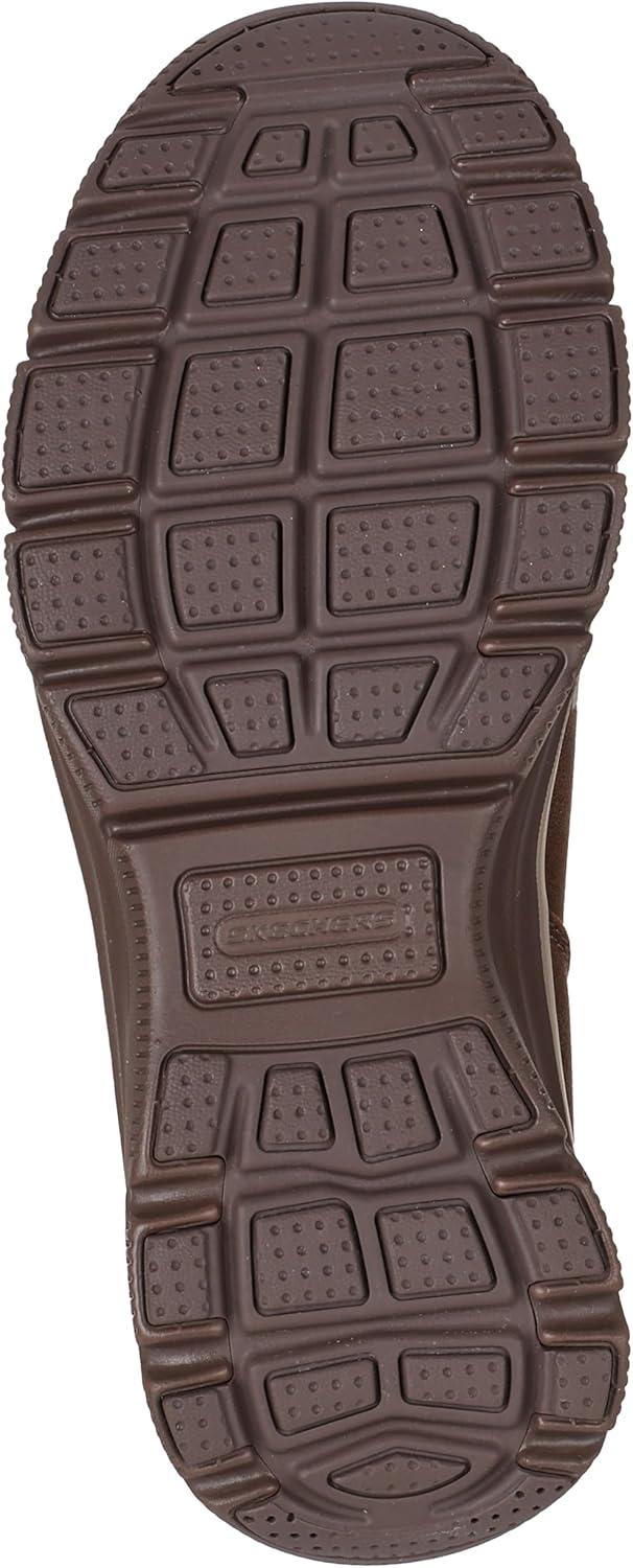 Chocolate Faux Leather Slip-On Clogs with Fur Lining