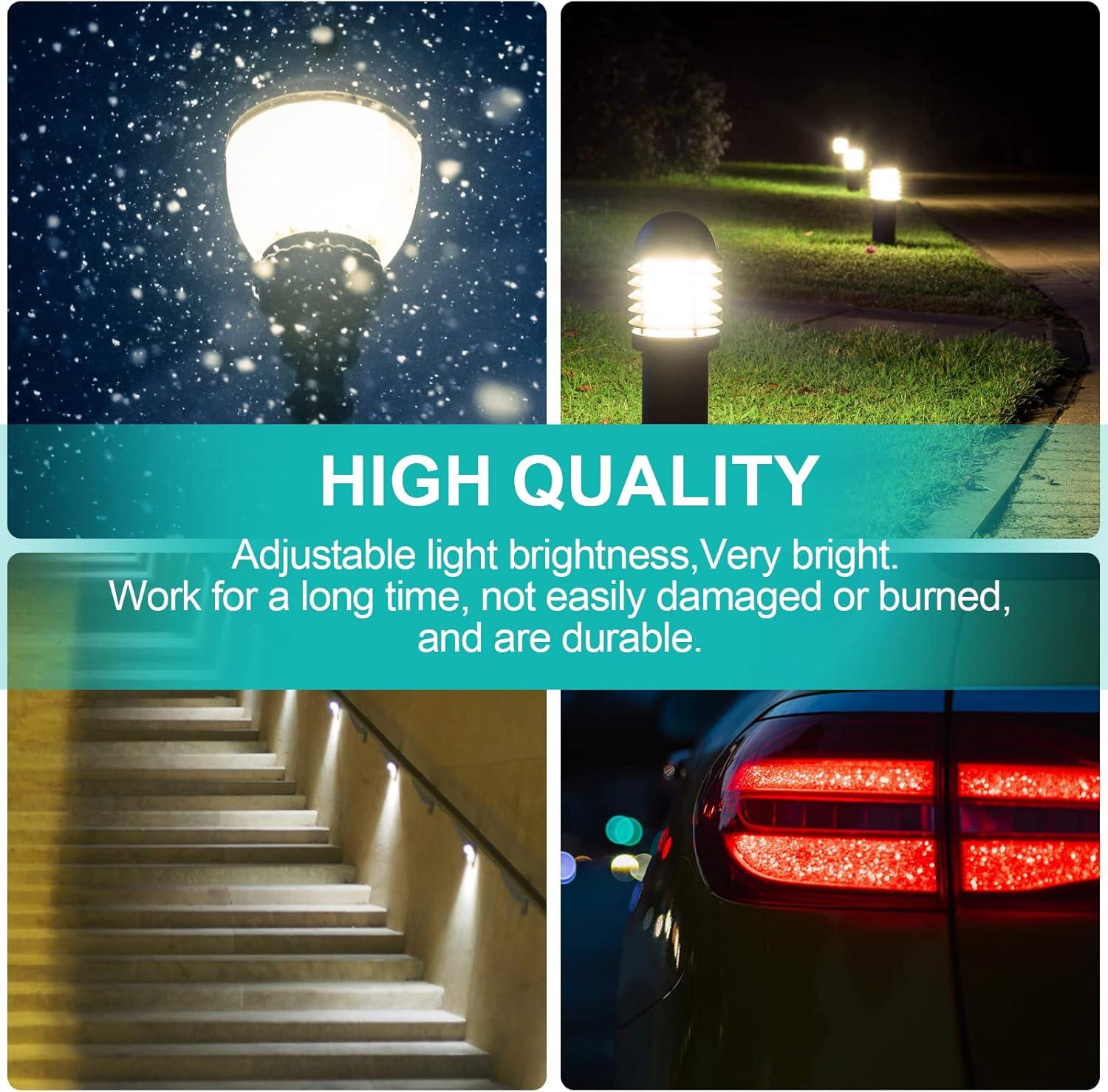 Kscjdg 18W 12V T5 Light Bulb Replacement Landscape Light Bulbs -Wedge Base Lights Bulb -Malibu Lights Bulbs -Low Voltage Landscaping Light Bulbs - 20 Pack (18W)