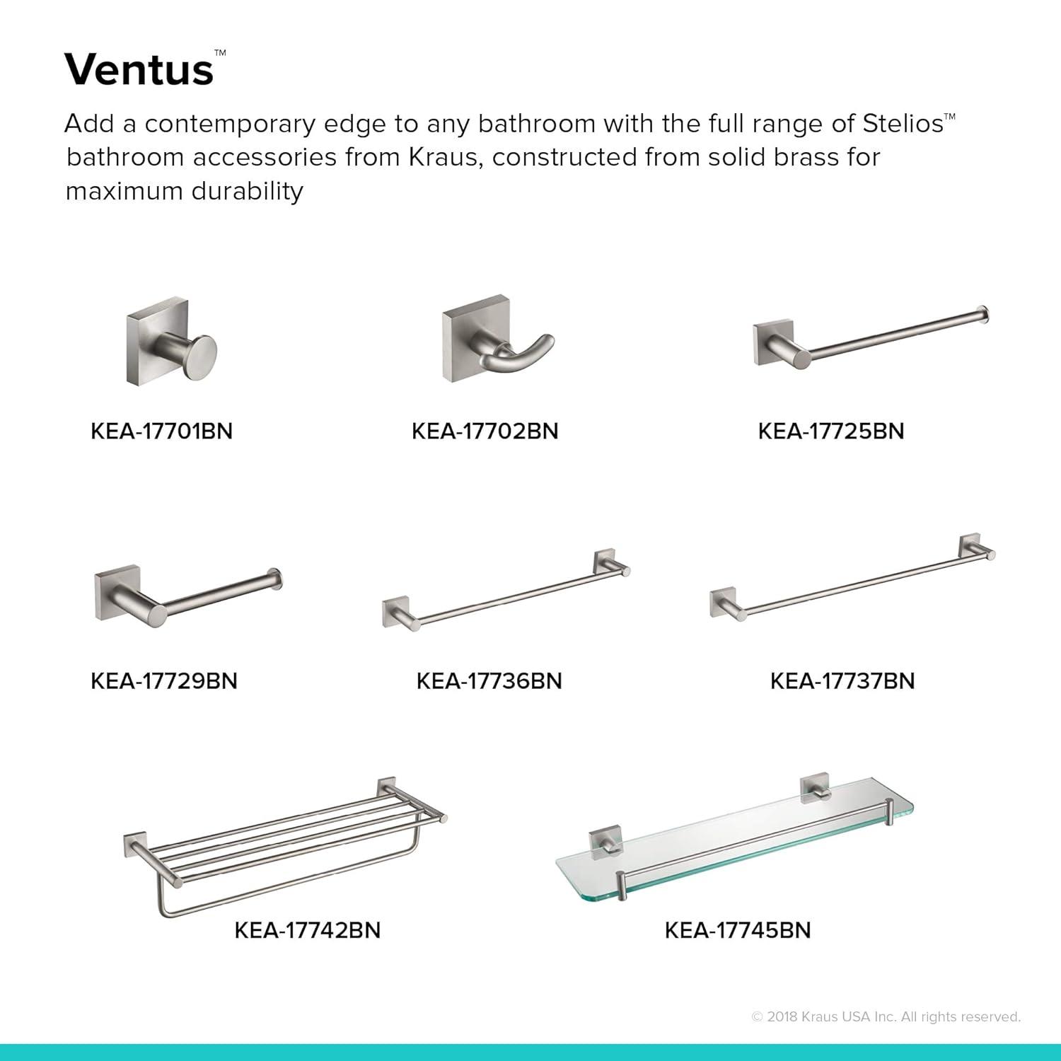 Ventus Bathroom Wall Mount Toilet Paper Holder