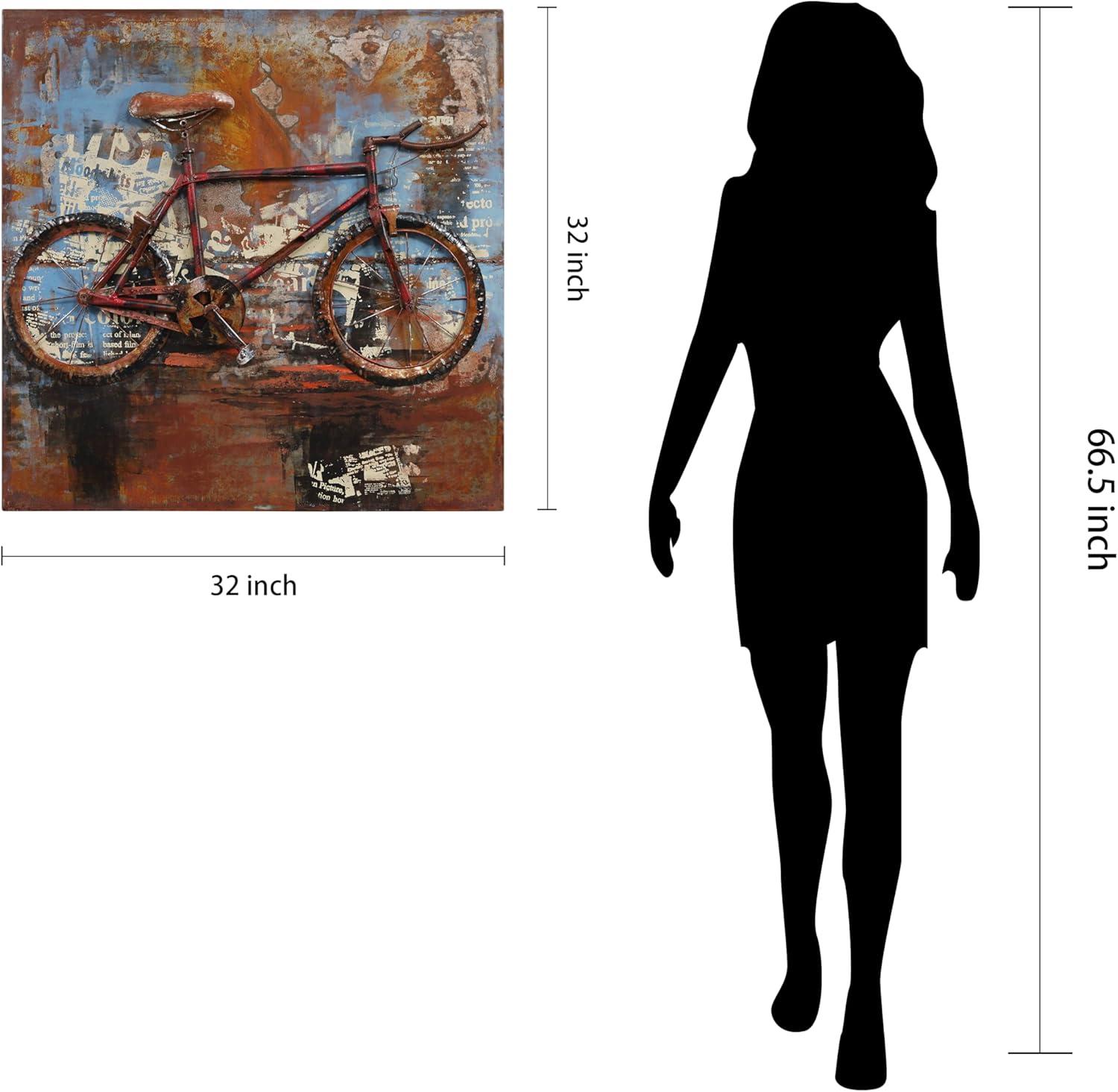 Empire Art Direct 'Biking' 3D Metal Wall Art