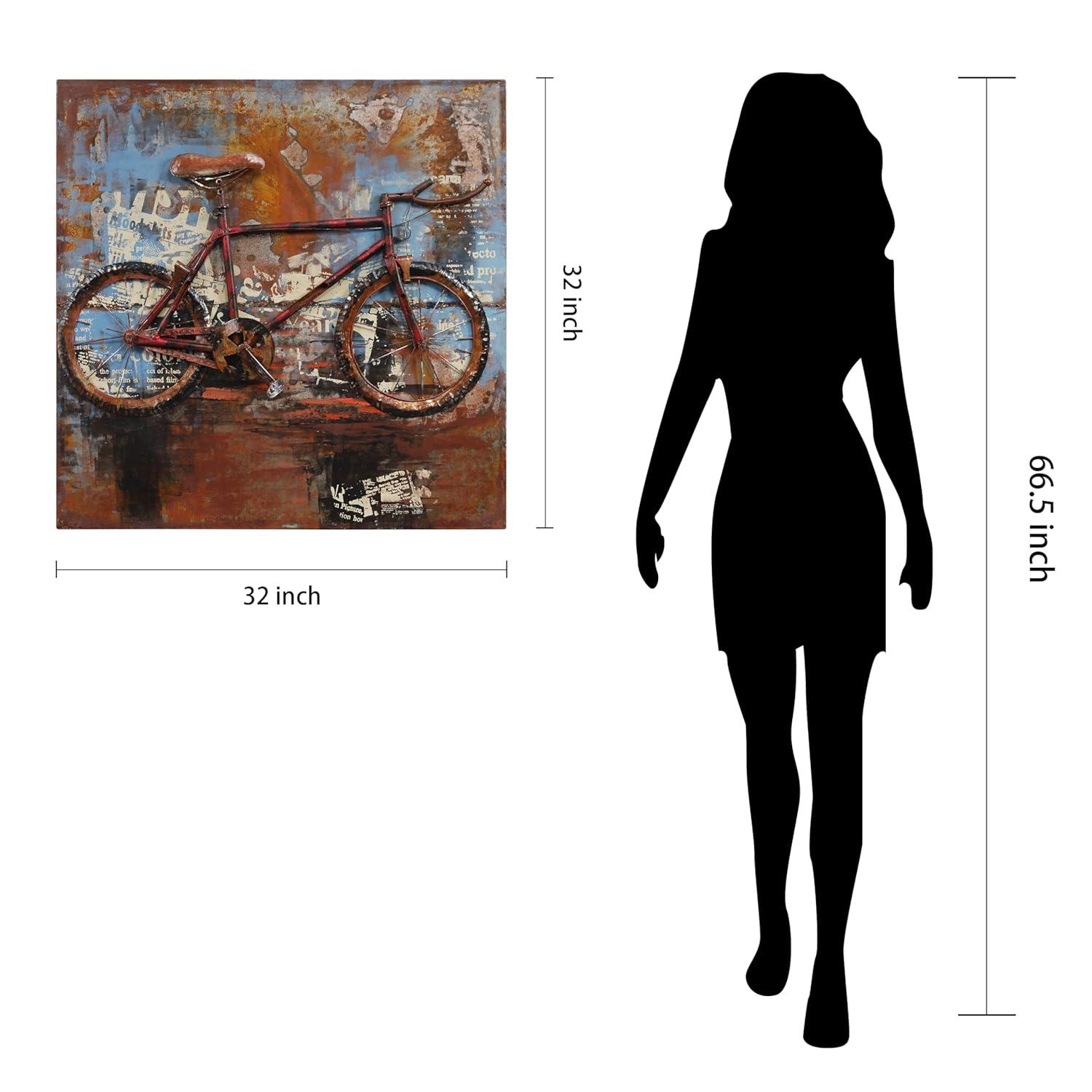 Empire Art Direct 'Biking' 3D Metal Wall Art