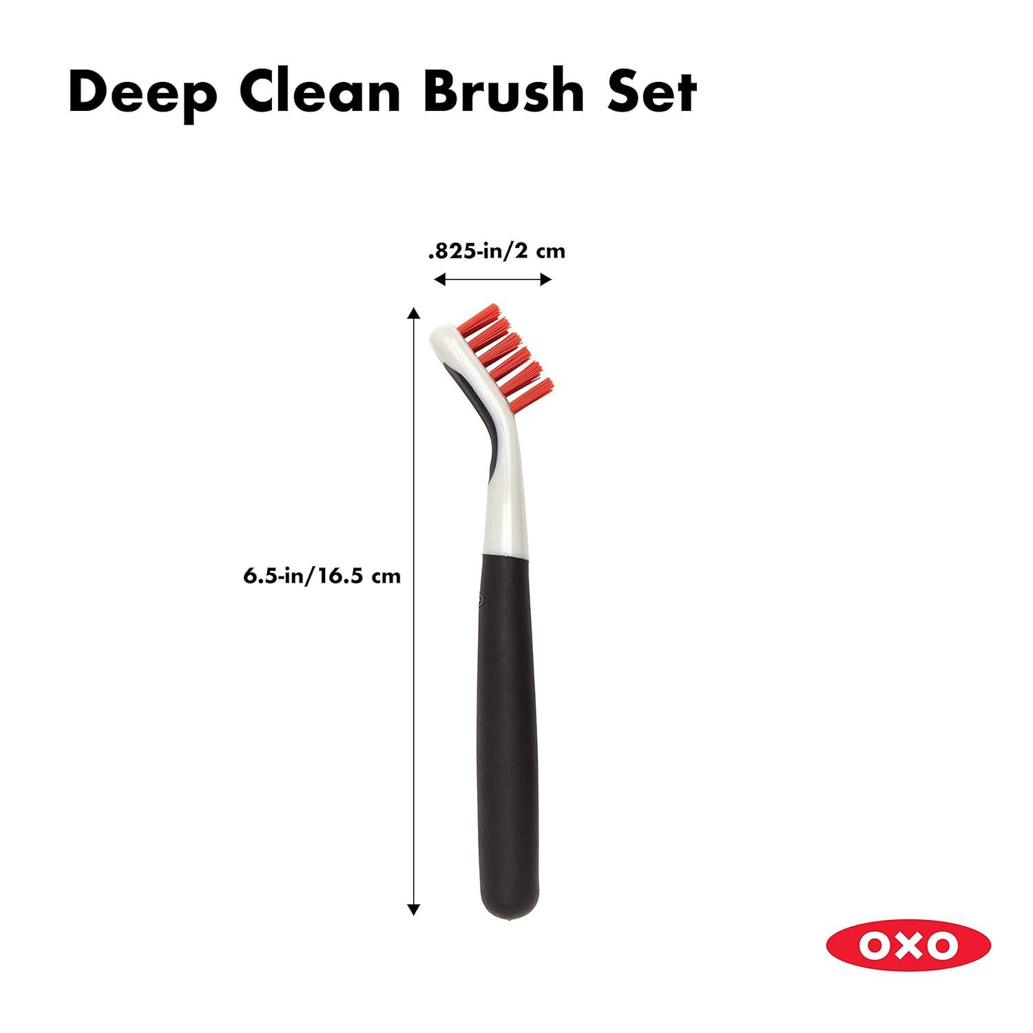 OXO GG DEEP CLEAN BRUSH SET - ORANGE
