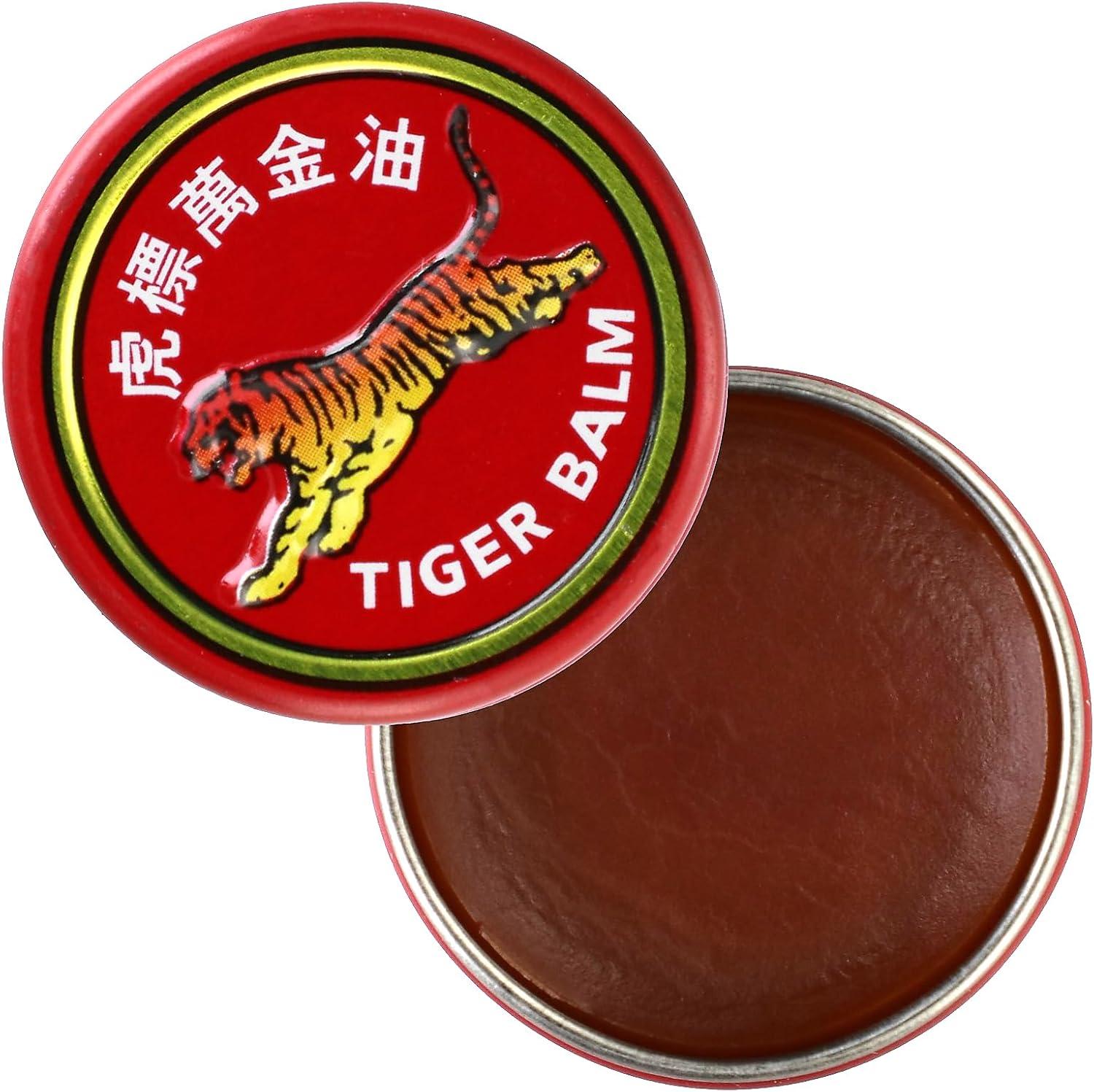 Tiger Balm Pain Relieving Ointment, Red Extra Strength, 0.14 oz (4 g)