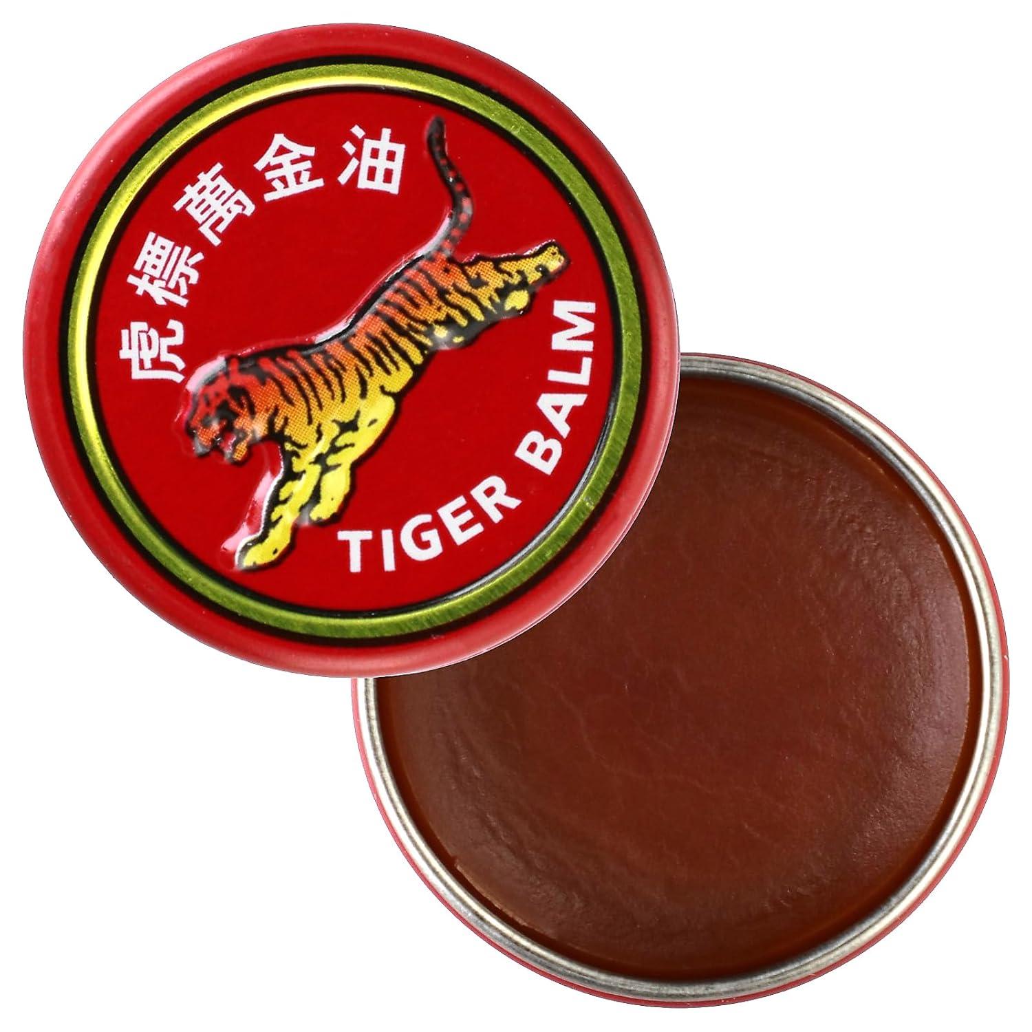 Tiger Balm Pain Relieving Ointment, Red Extra Strength, 0.14 oz (4 g)