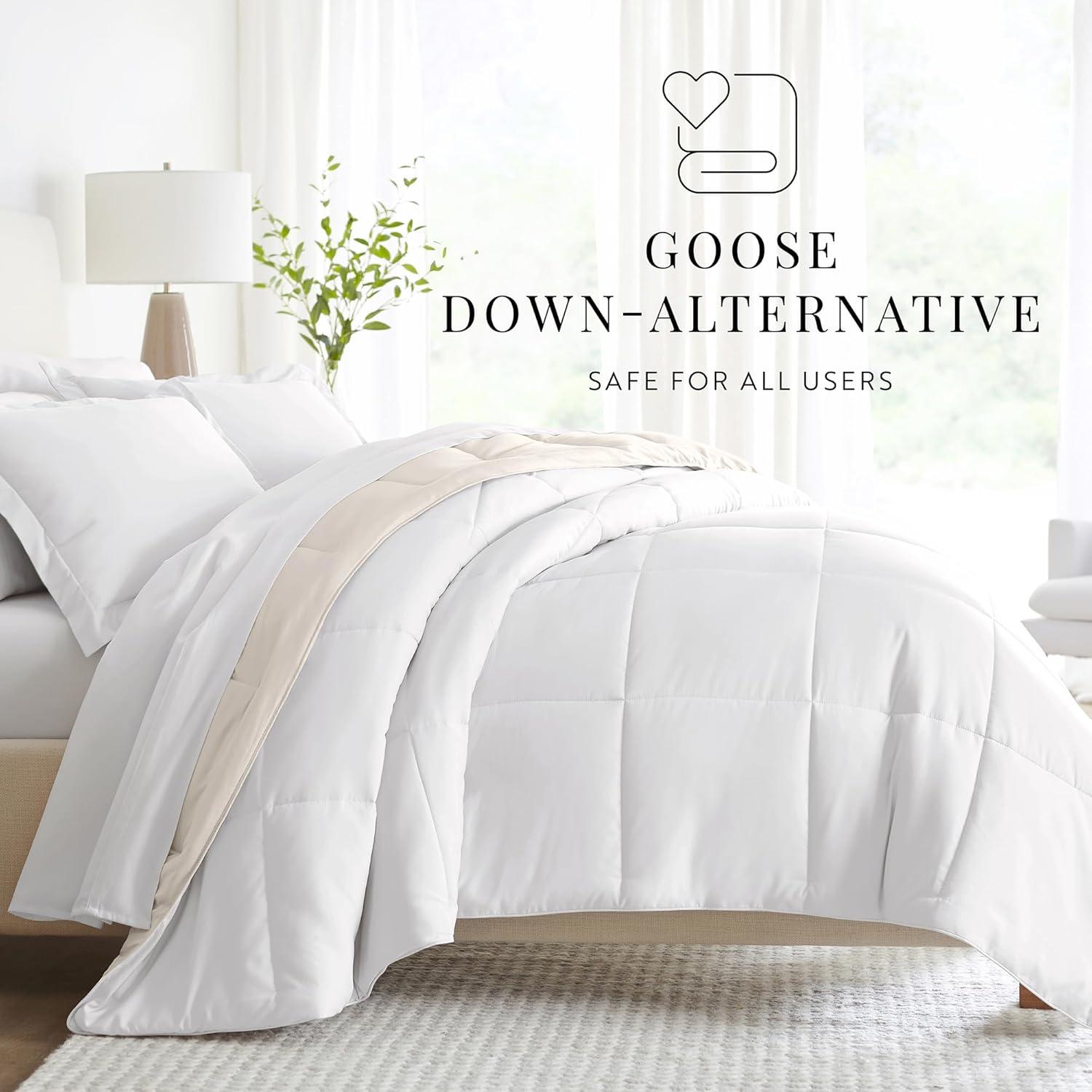 Becky Cameron Reversible Down-Alternative Comforter Bedding Set