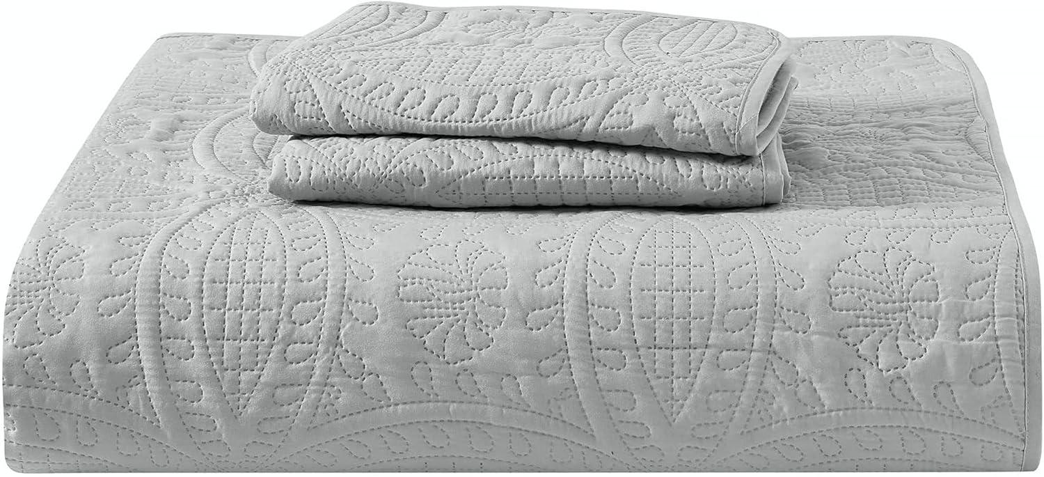 Mellanni Ultrasonic Quilted Coverlet Set