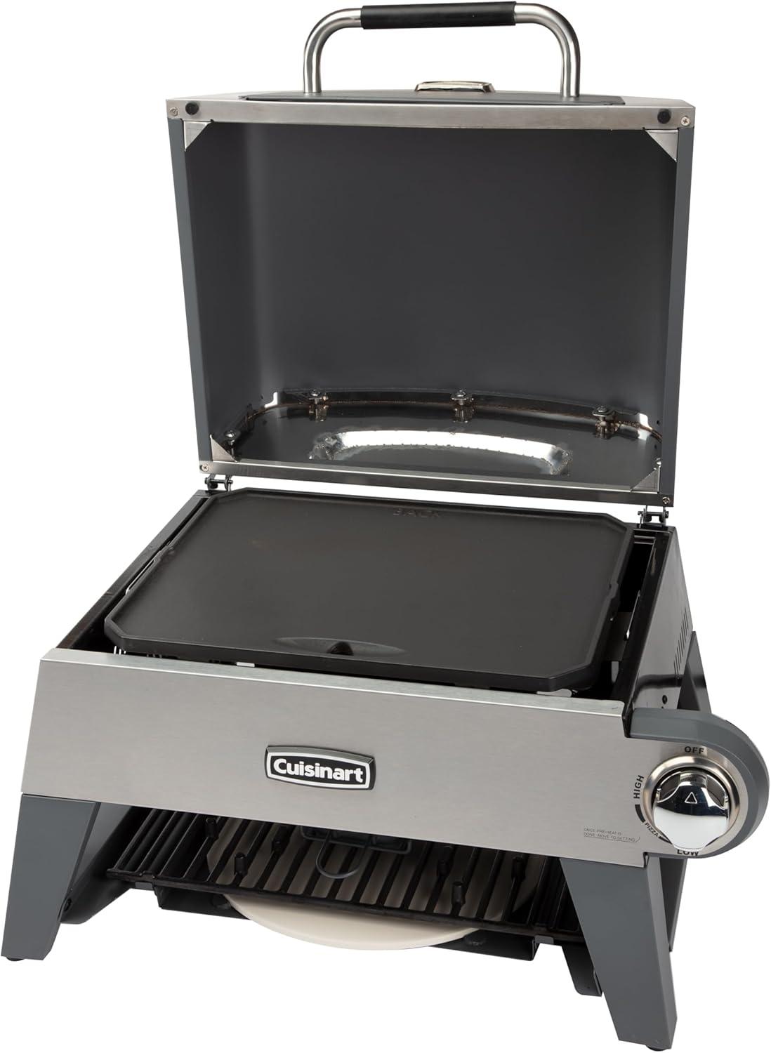 Cuisinart Stainless Steel Propane Grill, Griddle, & Pizza Oven