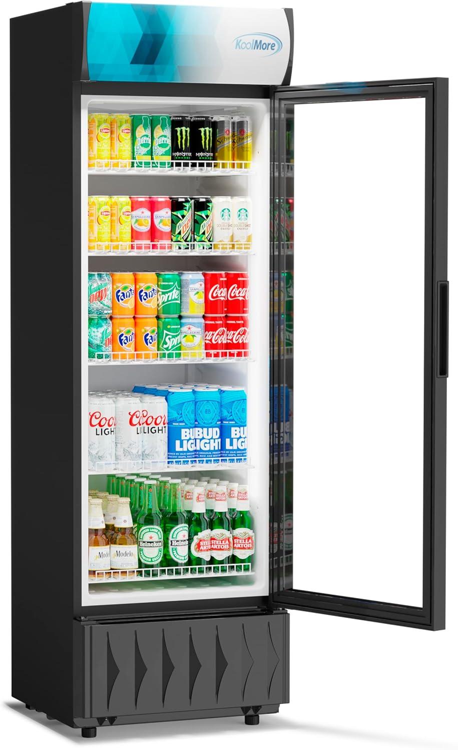 22 in. One-Door Merchandiser Refrigerator - 9 Cu Ft. MDR-9CP