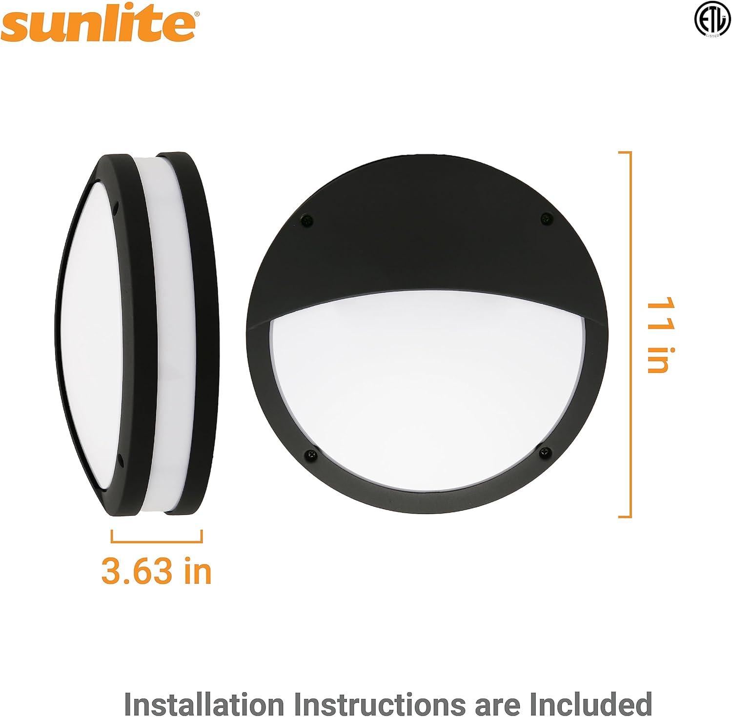 Black and White Dimmable LED Outdoor Wall Light