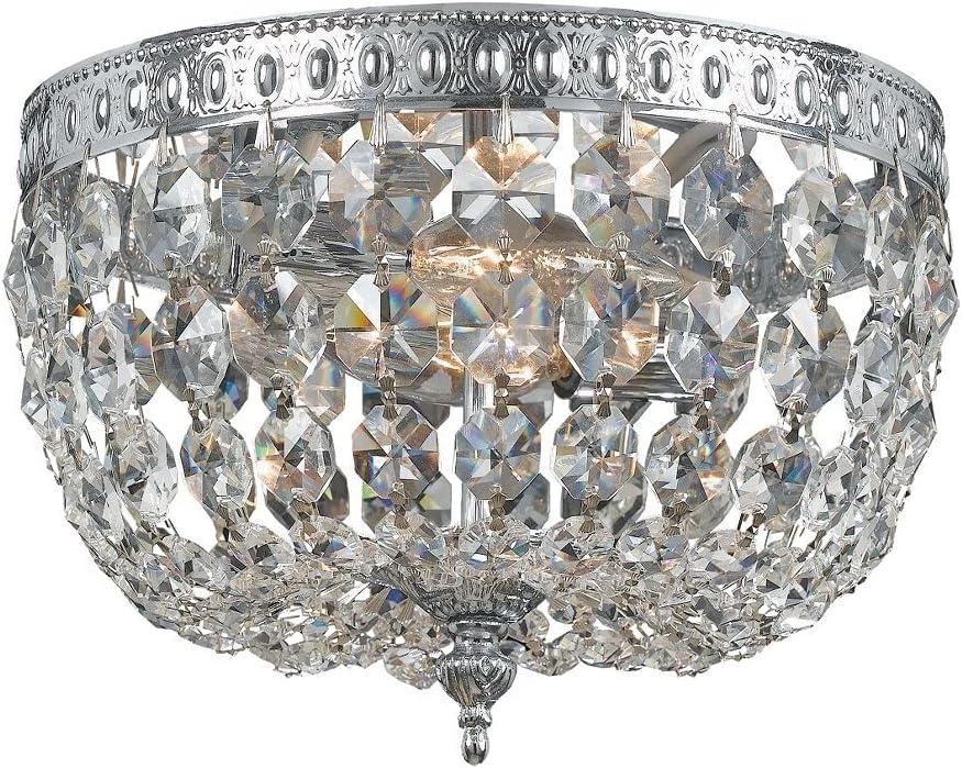 Crystorama Lighting - Three Light Flush Mount in Traditional and Contemporary