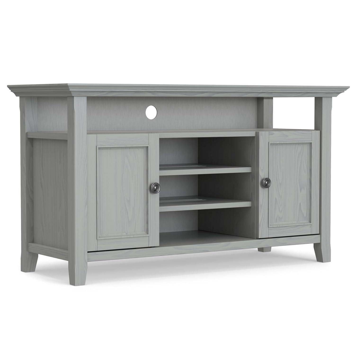 Simpli Home Amherst SOLID WOOD TV Media Stand  For TVs up to 60 inches