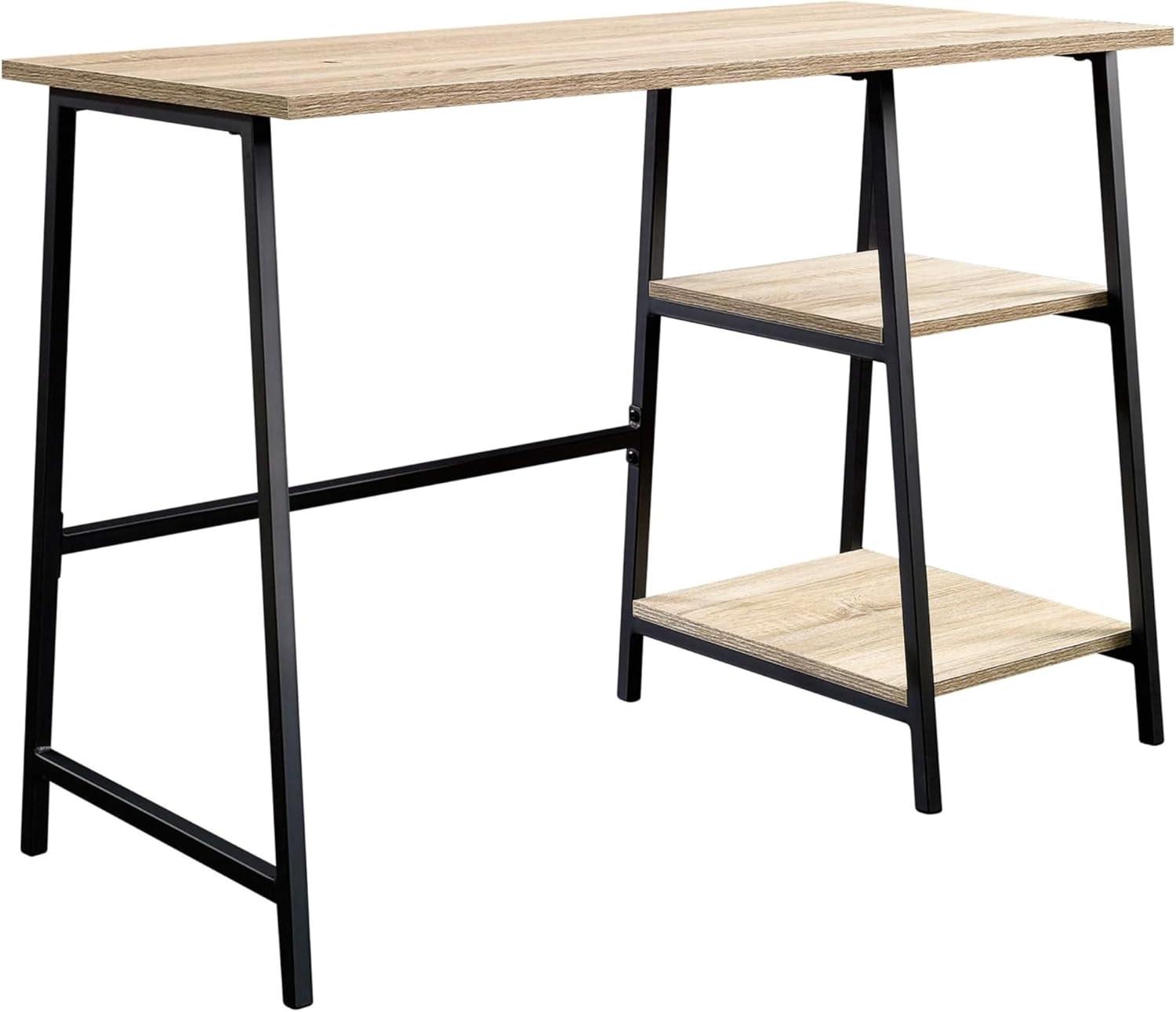 Sauder North Avenue Engineered Wood Desk in Sindoori Mango/Natural