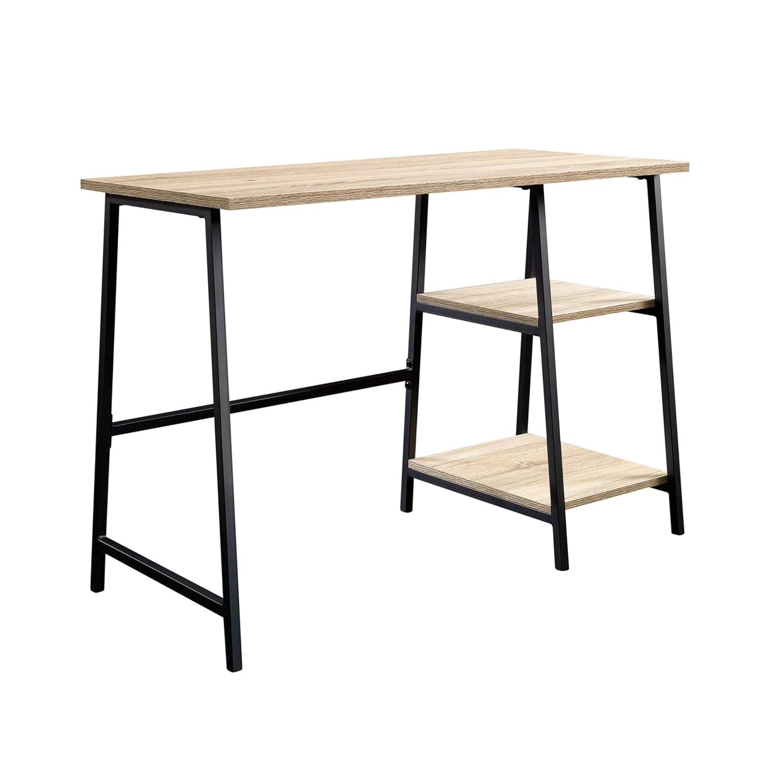 Sauder North Avenue Engineered Wood Desk in Sindoori Mango/Natural