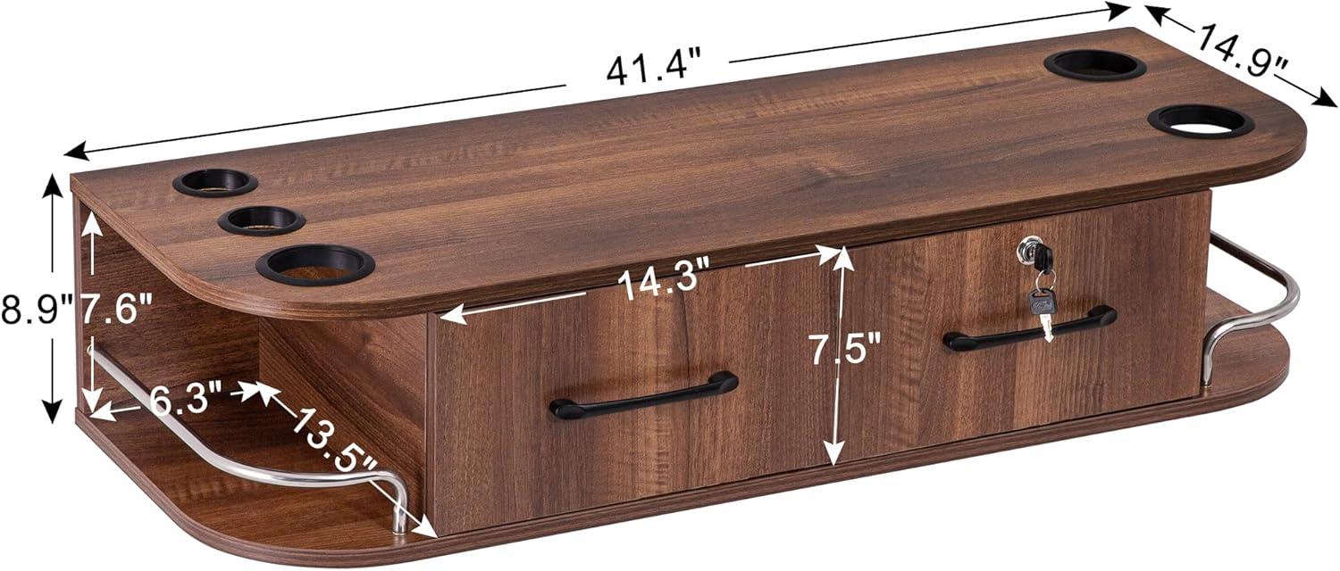 The Twillery Co.® Sowder Locking Wall Mount Styling Station Barber Beauty Spa Salon Equipment