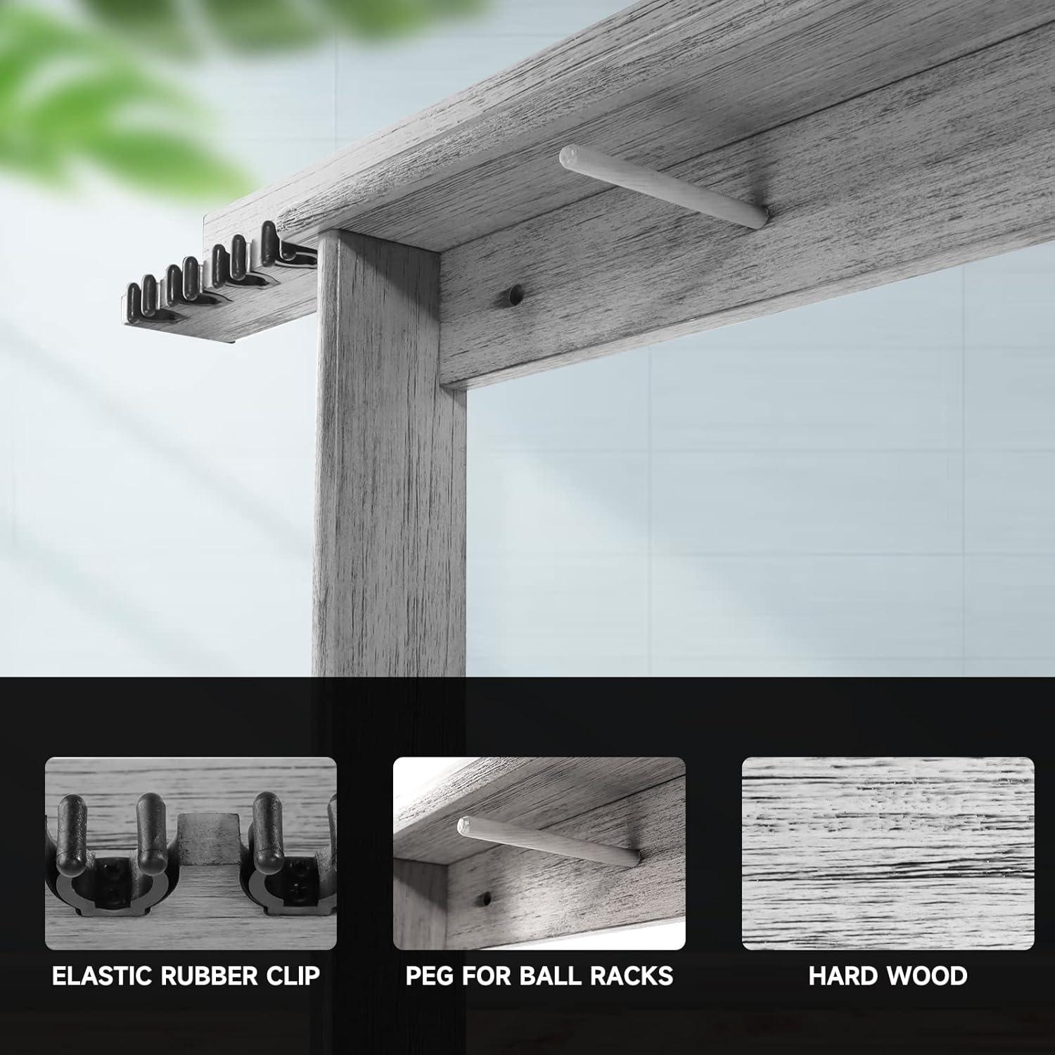 GSE Games & Sports Expert GSE Games & Sports Expert Wood Pool Cue Rack