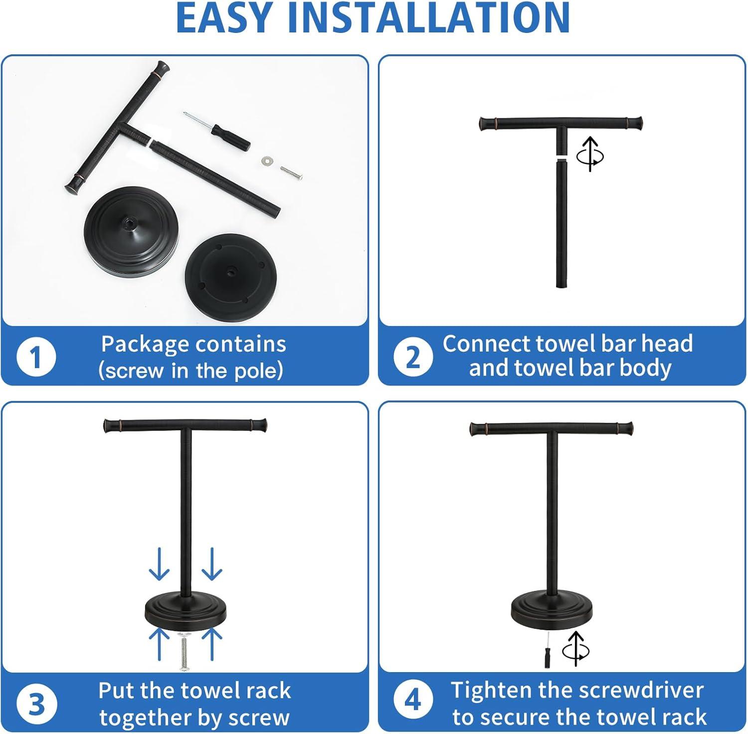 1 Countertop Towel Stand