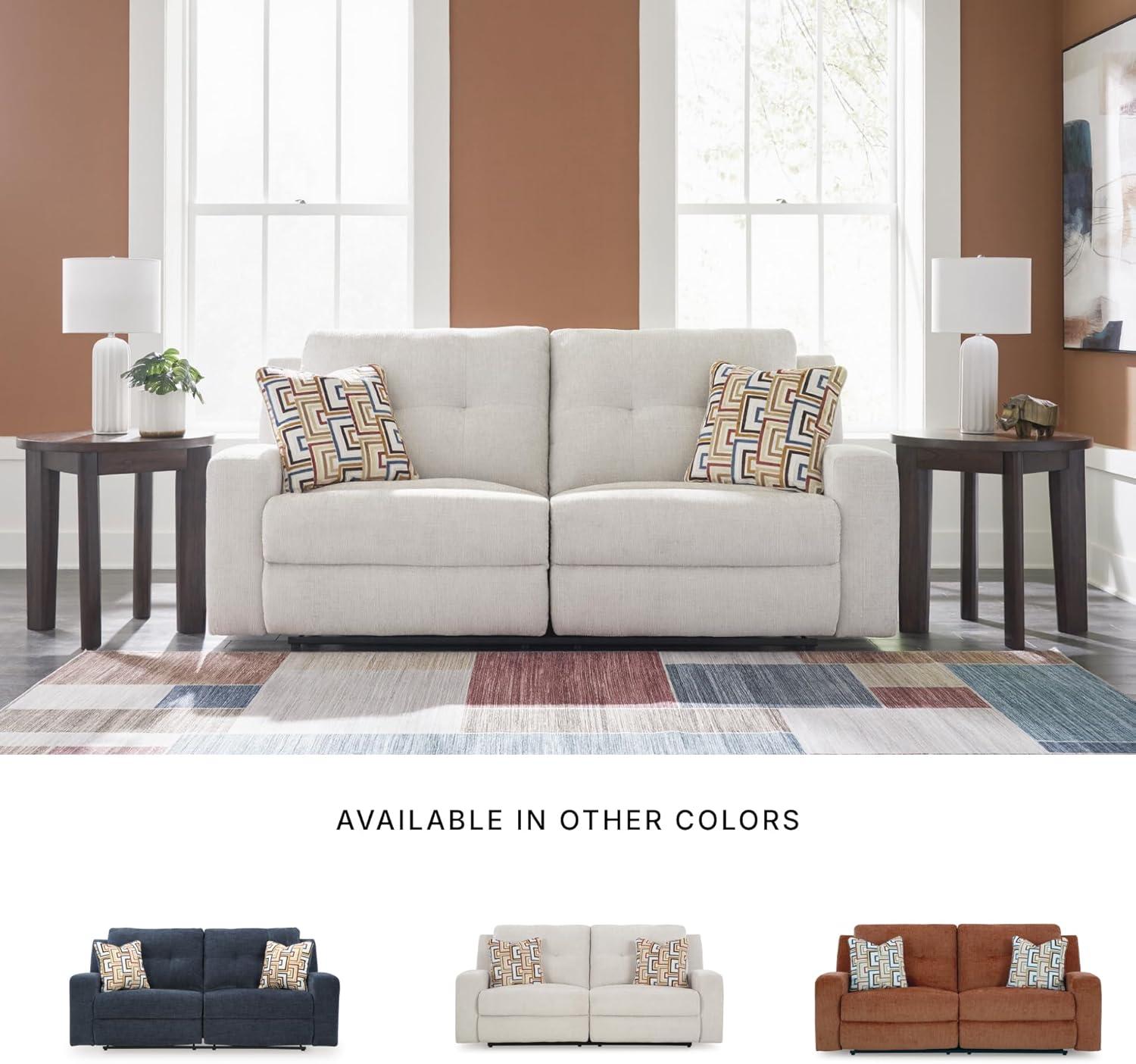 Signature Design by Ashley Danum Beige Reclining Sofa