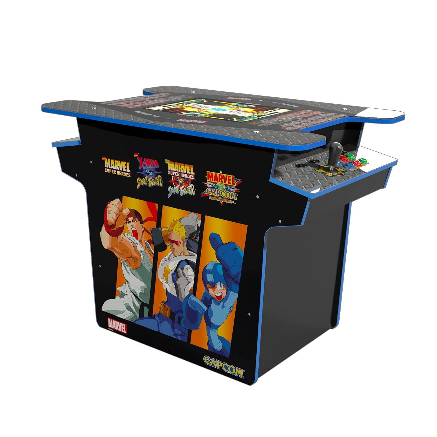 Arcade1UP Marvel vs. Capcom Head-to-Head (H2H) Gaming Table with Lit Deck