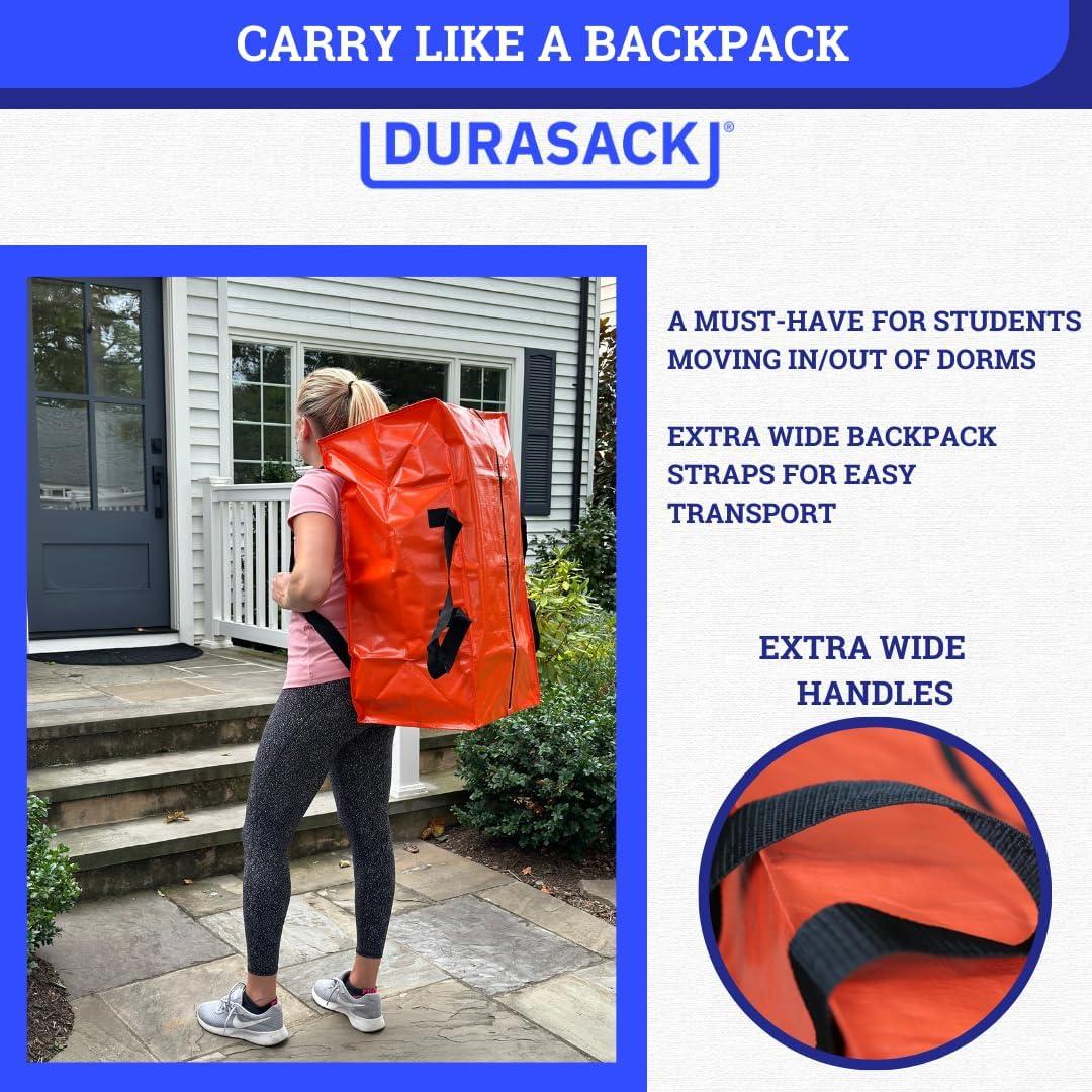 DuraSack DuraSack Moving And Storage Bags, Heavy Duty, 29"L X 15"W X 13"H, 4-Pack