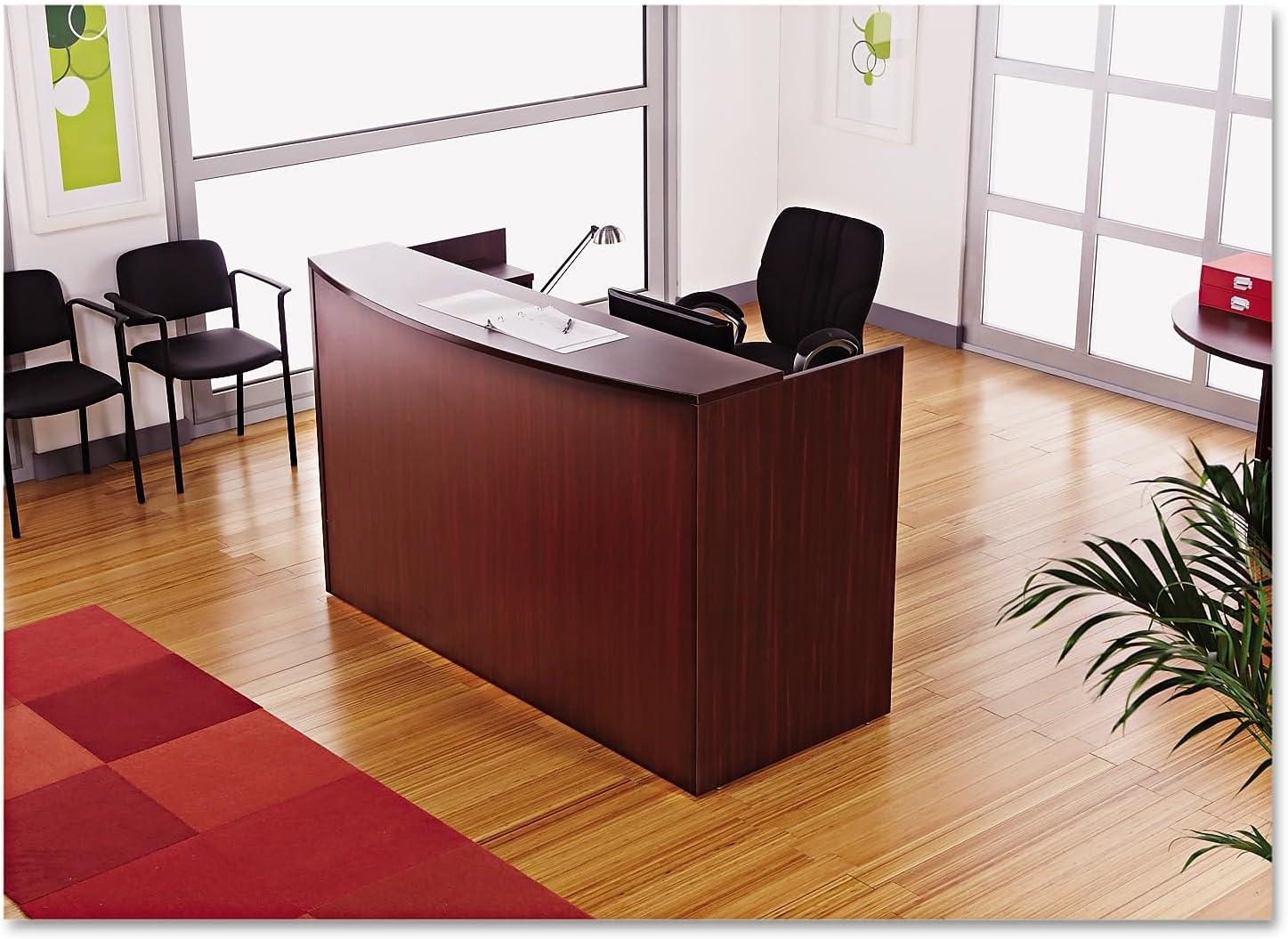 Valencia Series Rectangle Synthetic Laminate Reception Desk