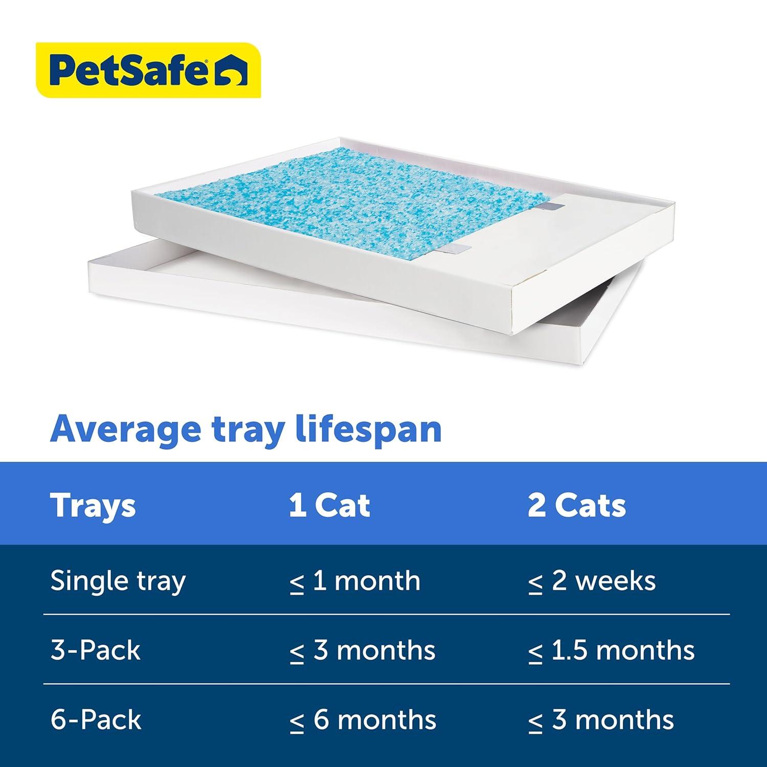 PetSafe® ScoopFree Crystal Litter Box Tray Refills with Fragrance-Free Crystals, 3-Pack