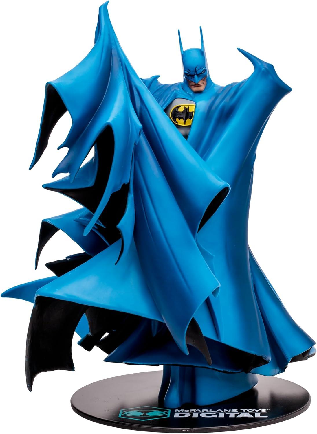 DC Direct 12 Inch Statue Figure Posed 1/8 Scale - Batman Blue Cape by Todd McFarlane Digital