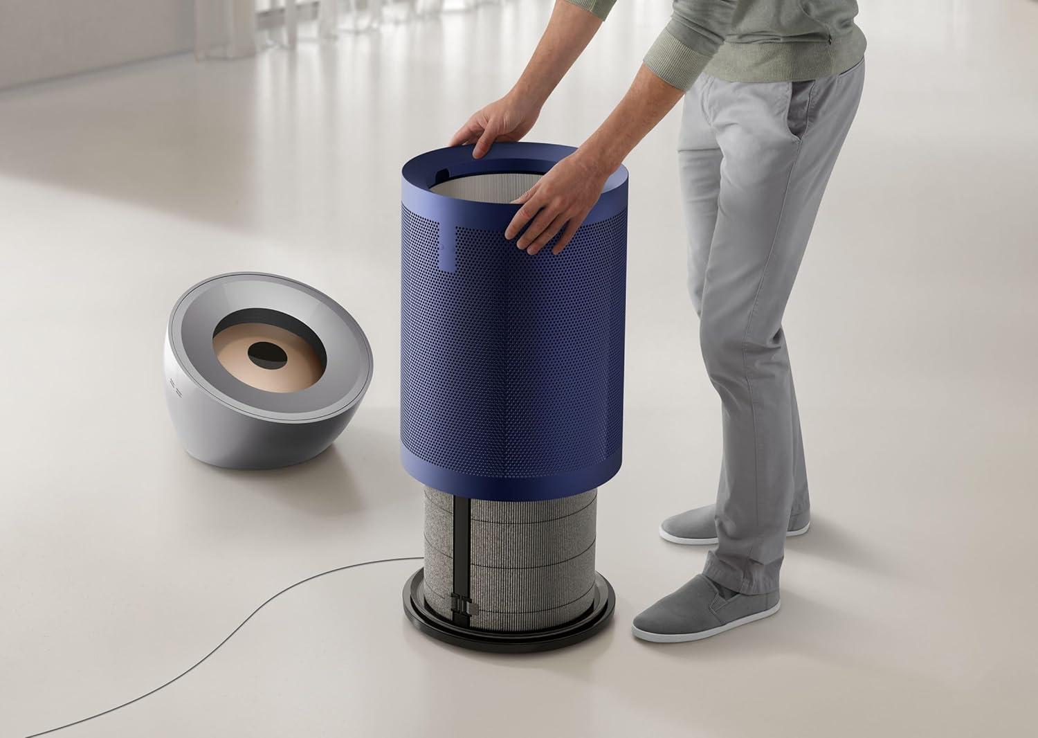 Dyson Purifier Big and Quiet Formaldehyde BP03: HEPA Filter, Captures Allergens, Electric, 10 Settings, UPC 885609026978